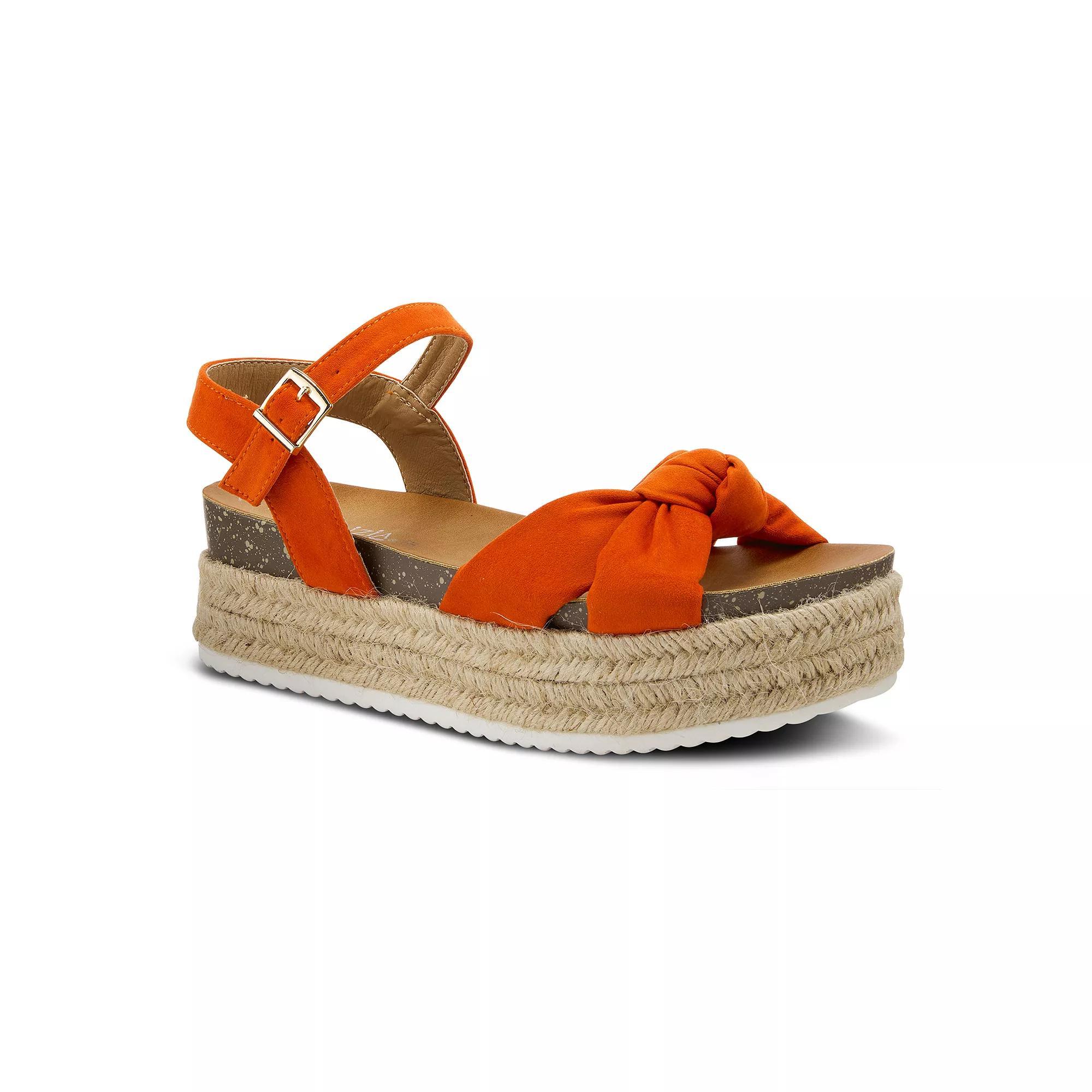Patrizia Madhuri Women's Platform Sandals, Size: 39, Orange Product Image