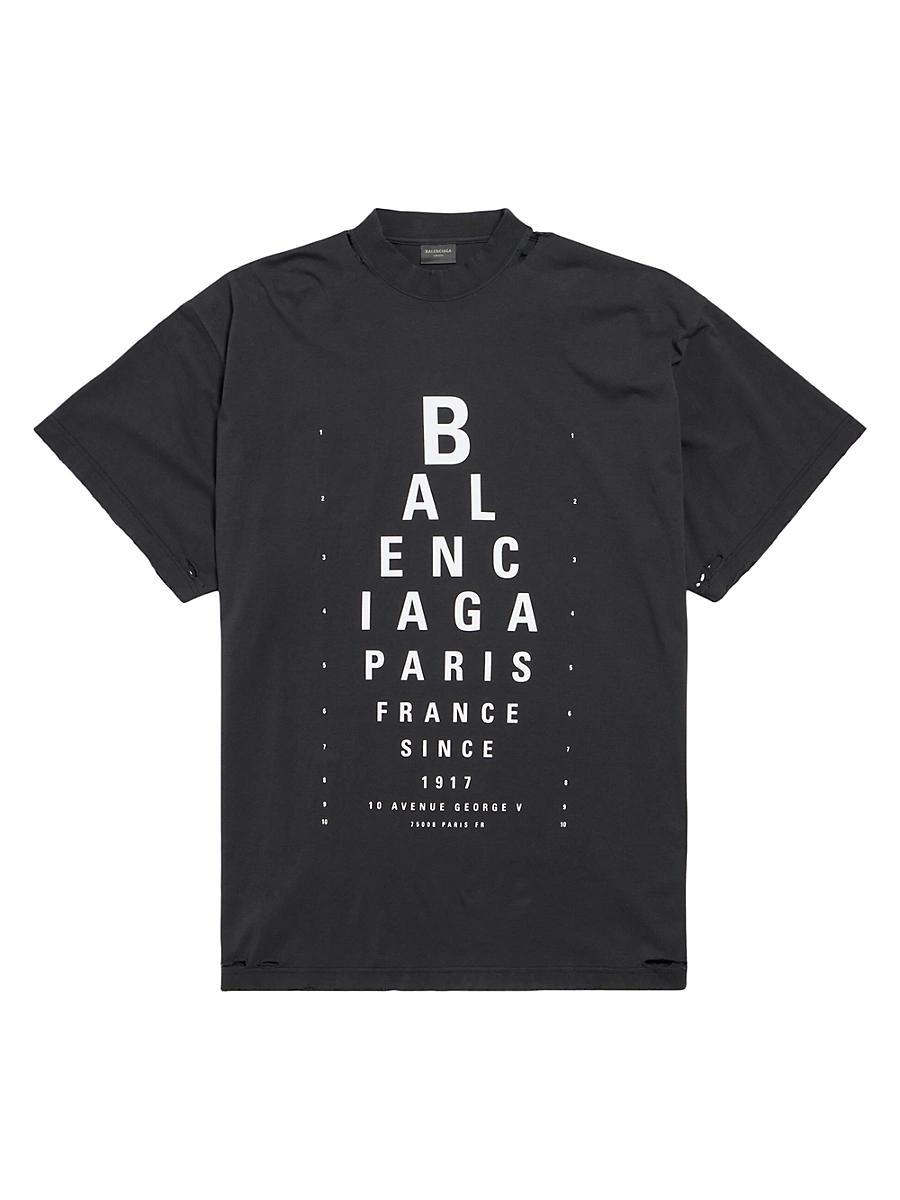 Mens Oversized Optical Logo T-Shirt Product Image