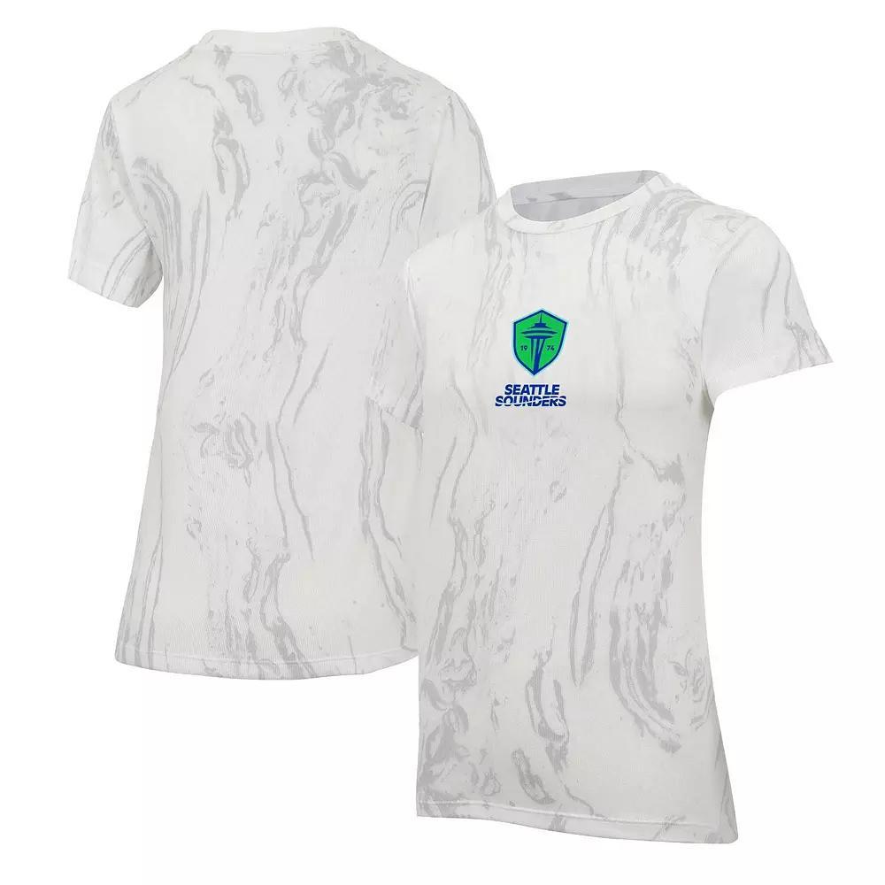 Women's Concepts Sport Cream Seattle Sounders FC Quartz T-Shirt, Size: Small, Beige Product Image