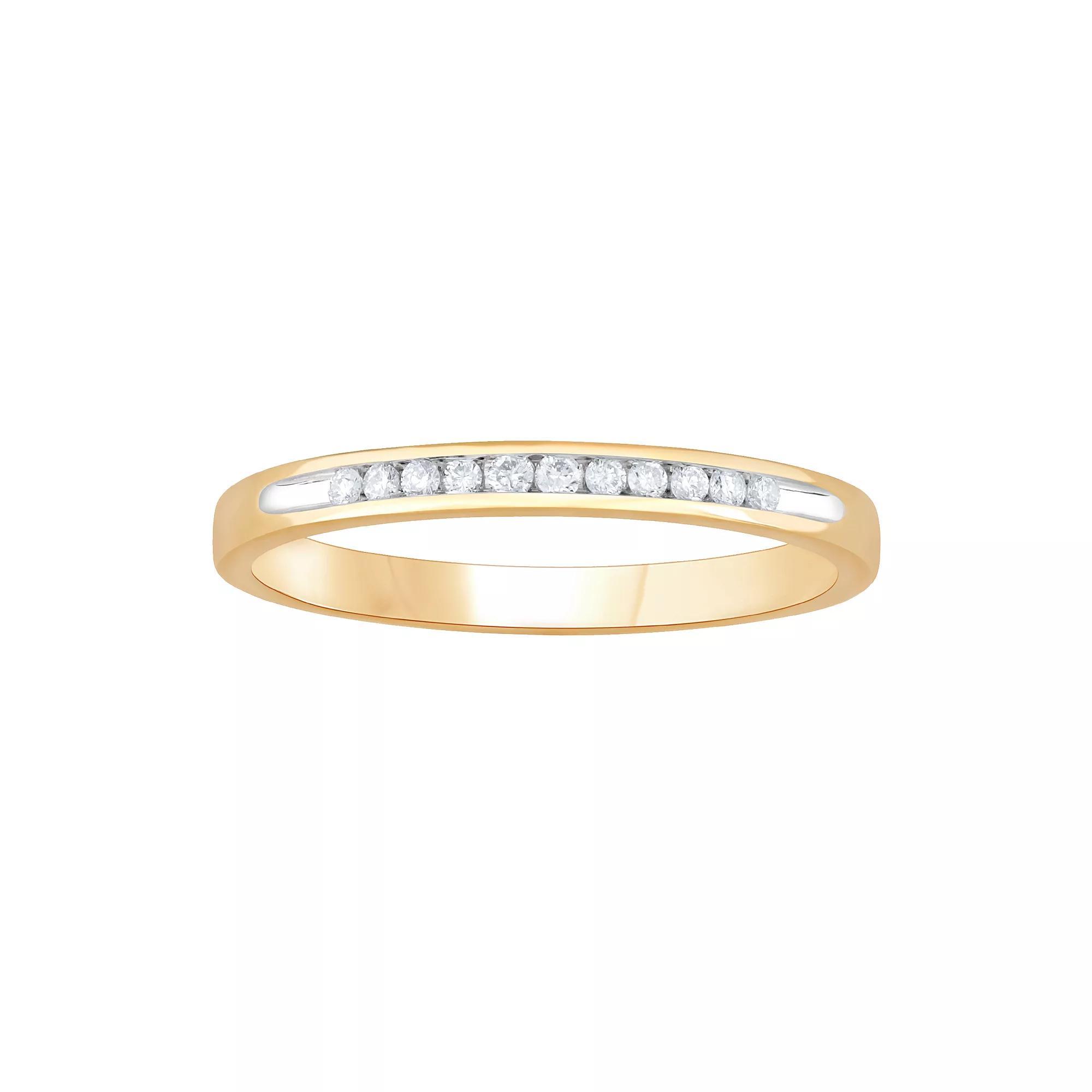 Diamond Medley 14k Gold 1/10 Carat T.W. Lab-Grown Diamond Ring, Women's, Size: 9 Product Image