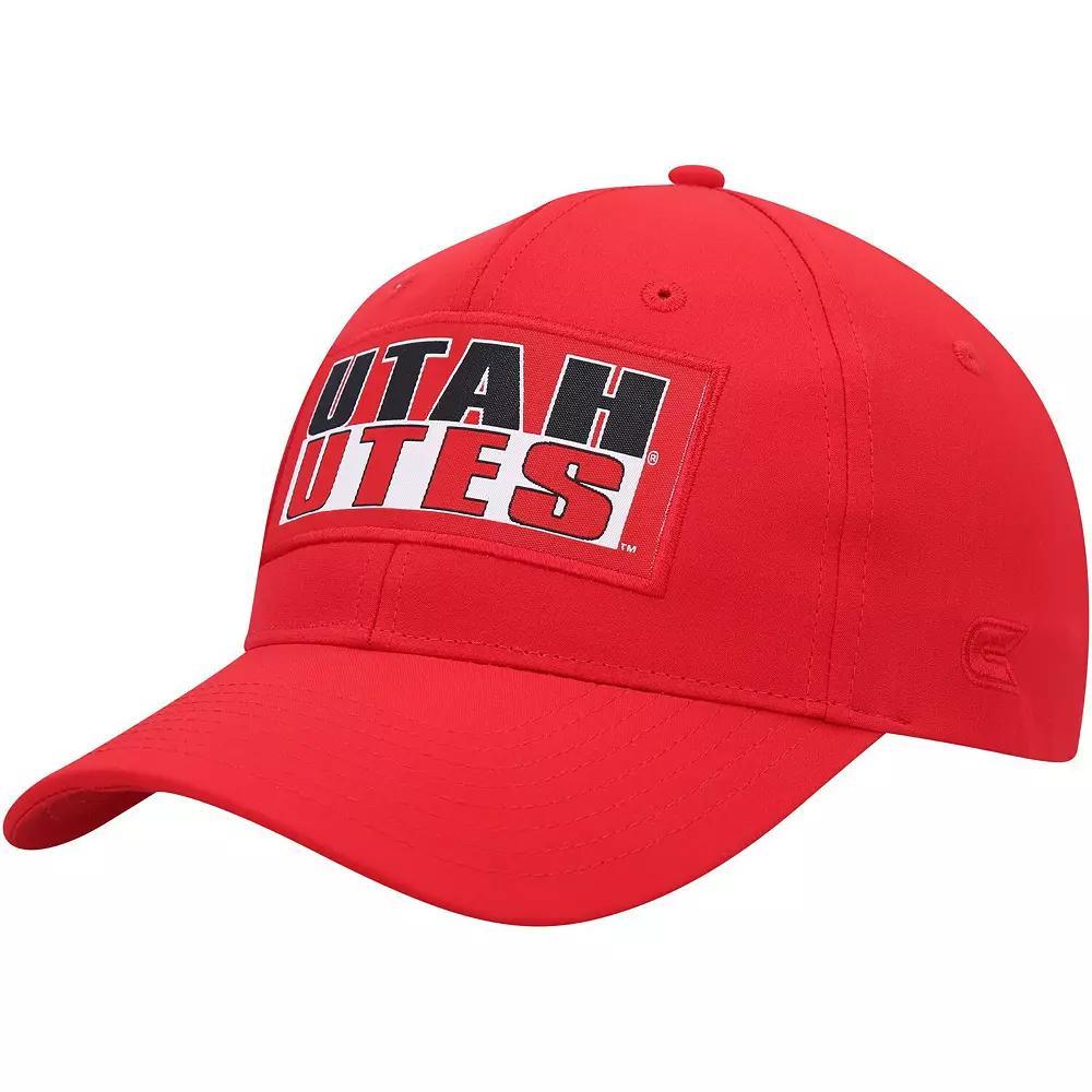 Men's Colosseum  Red Utah Utes Positraction Snapback Hat, Ute Red Product Image