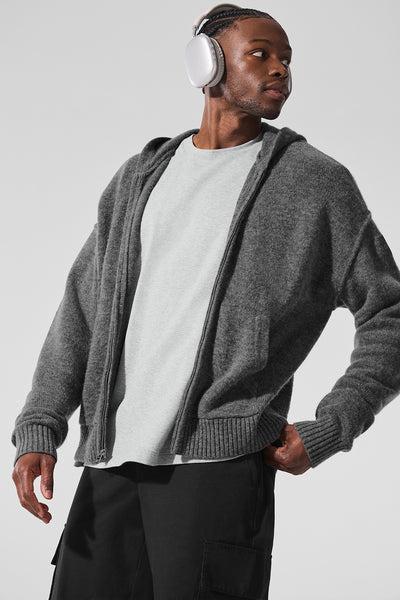 New Class Cashmere Full Zip Hoodie - Platinum Grey Product Image