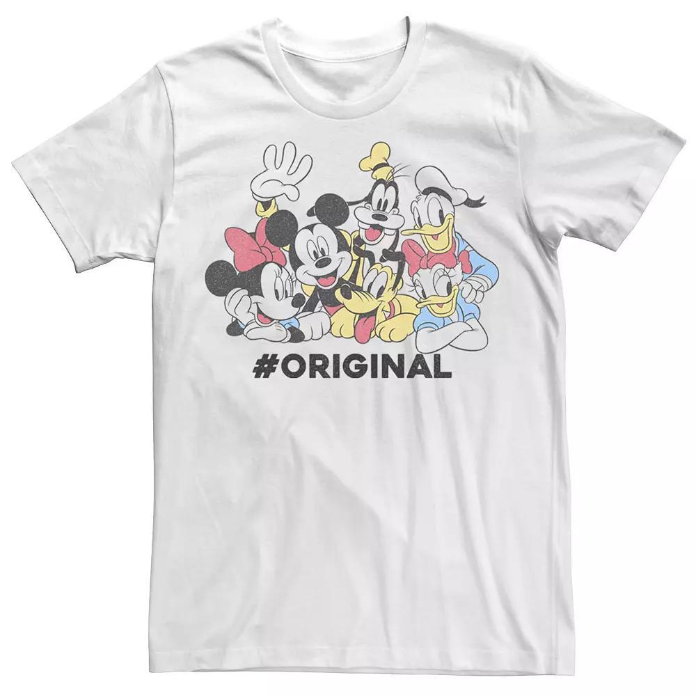 Disney's Mickey Mouse & Friends Men's Original Portrait Tee, Boy's, Size: Large, White Product Image