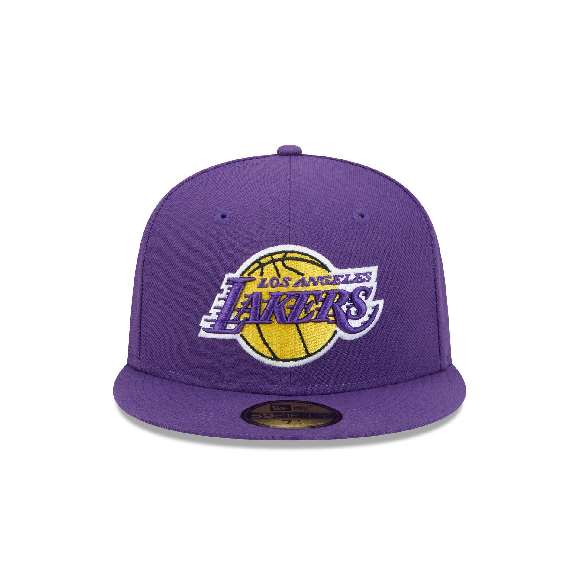 Los Angeles Lakers Script Sided 59FIFTY Fitted Hat Male Product Image