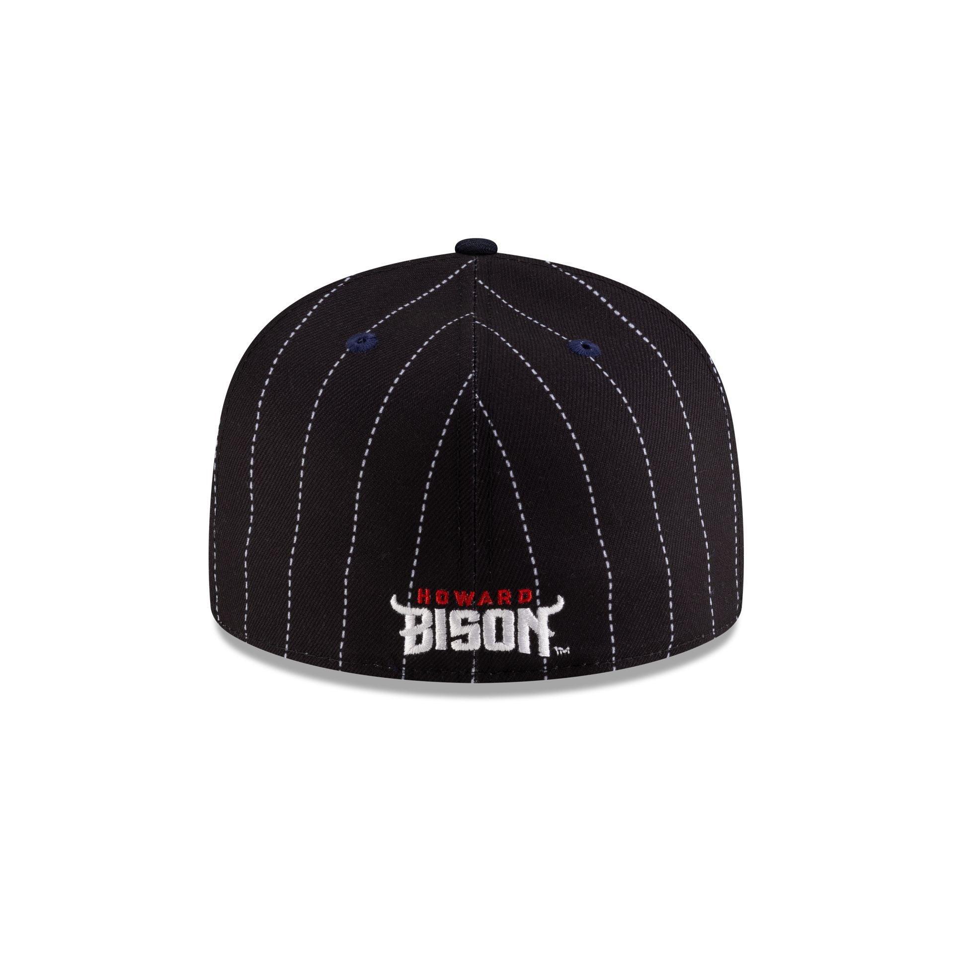Atlanta Braves Black and White Basic 59FIFTY Fitted Hat Male Product Image