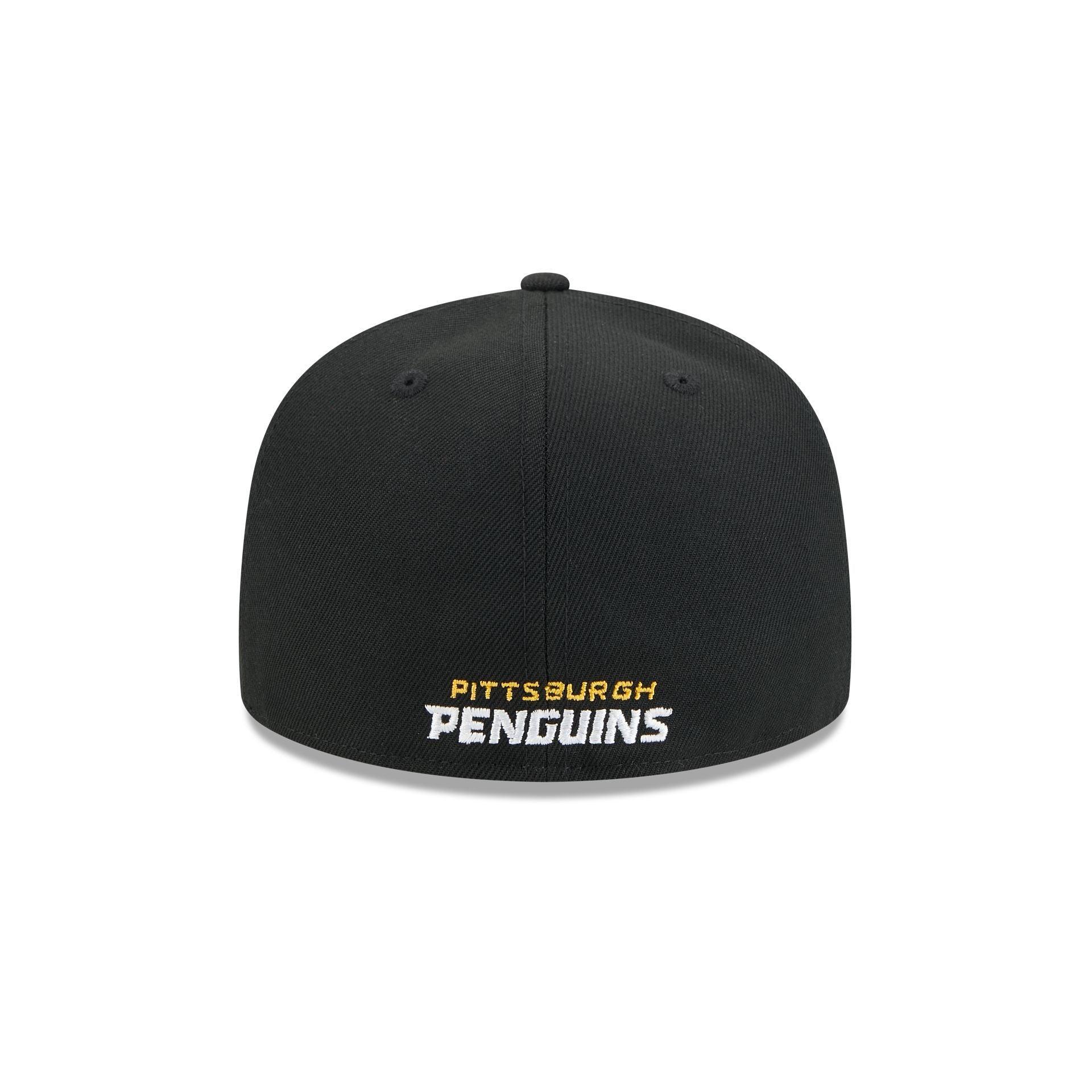 Pittsburgh Penguins Rear Wordmark 59FIFTY Fitted Hat Male Product Image