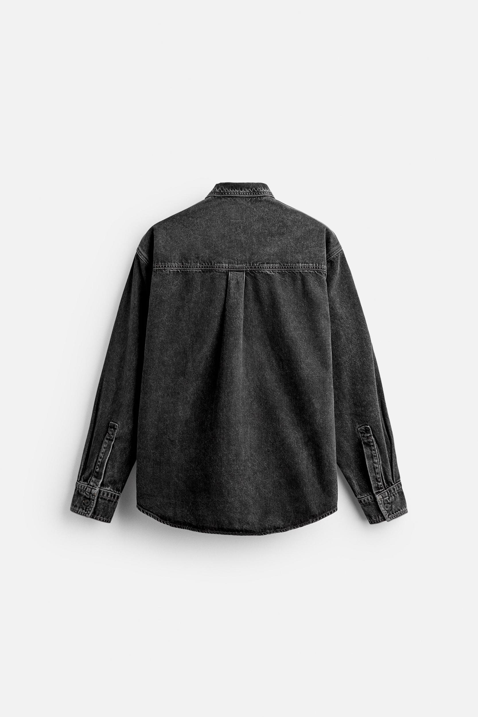 RELAXED FIT DENIM SHIRT Product Image