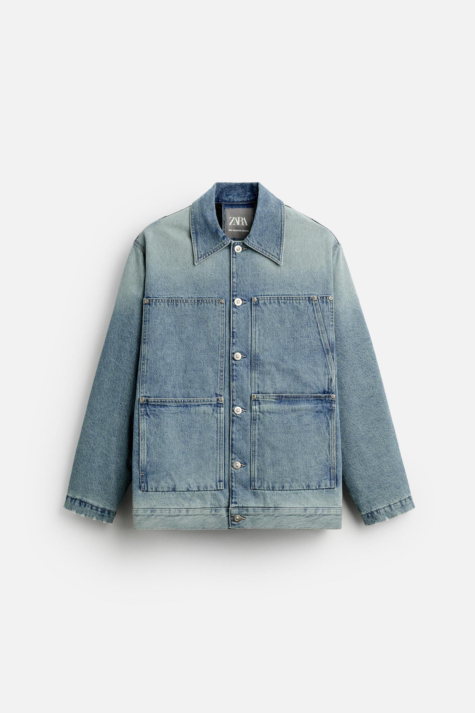 BOXY FIT DENIM JACKET Product Image
