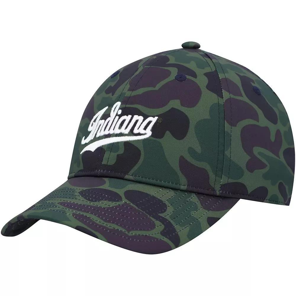 Men's adidas Camo Indiana Hoosiers Military Appreciation Slouch Primegreen Adjustable Hat Product Image
