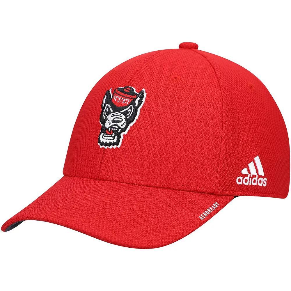 Men's adidas Red NC State Wolfpack 2021 Sideline Coaches AEROREADY Flex Hat, Size: Small/Medium, Nst Red Product Image