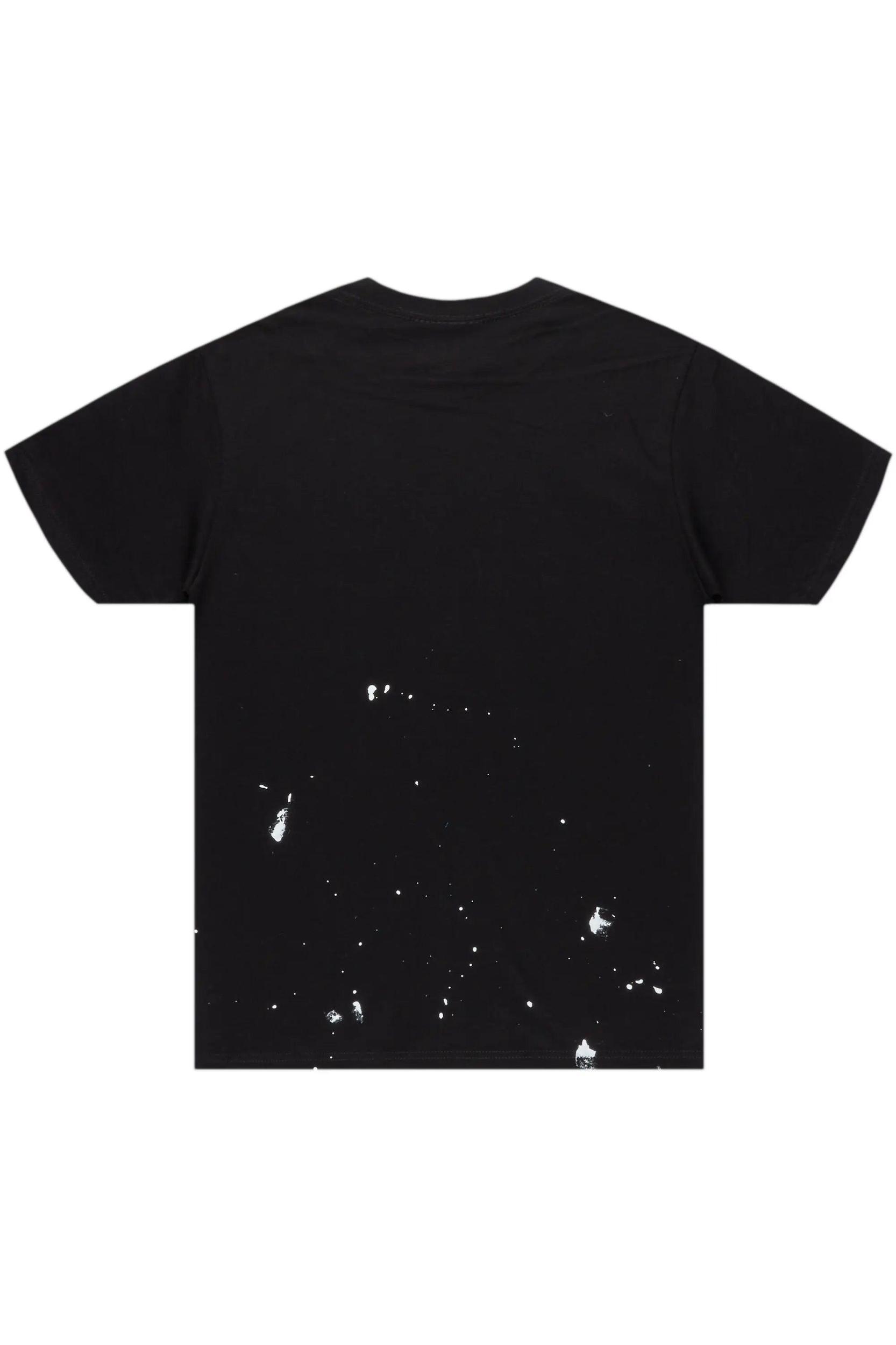 Raffer Black Graphic T-Shirt Male Product Image