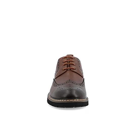 VANCE Campbell Tru Comfort Foam Men's Wingtip Dress Shoes, Size: 8.5, Brown Product Image