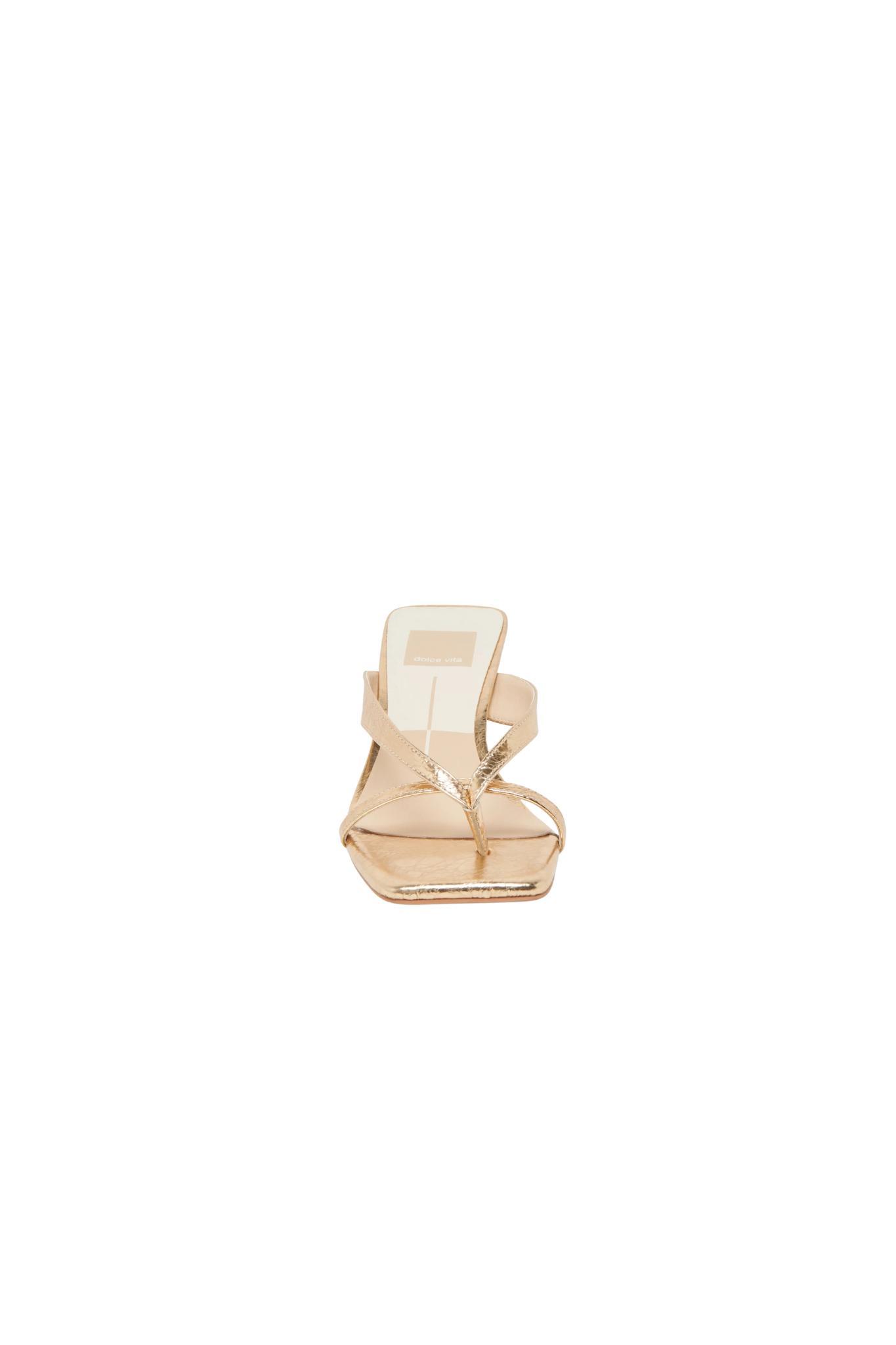 Brevel Strappy Heel - Gold Product Image