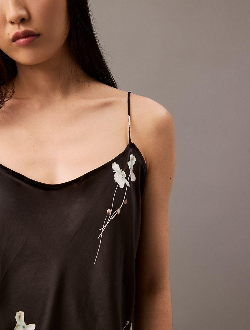 Crushed Satin Floral Camisole Product Image