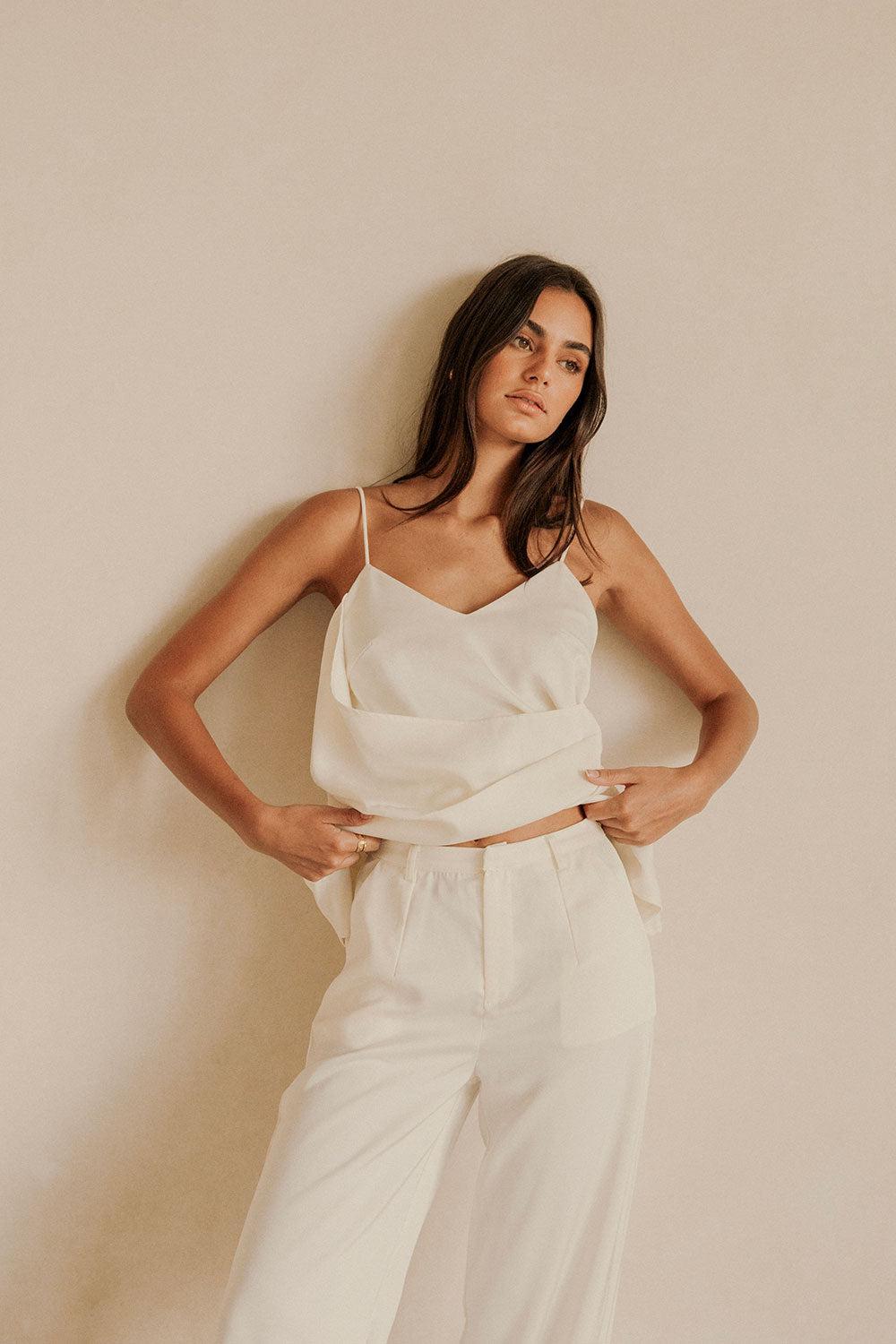 Zarah Pants - Ivory Product Image