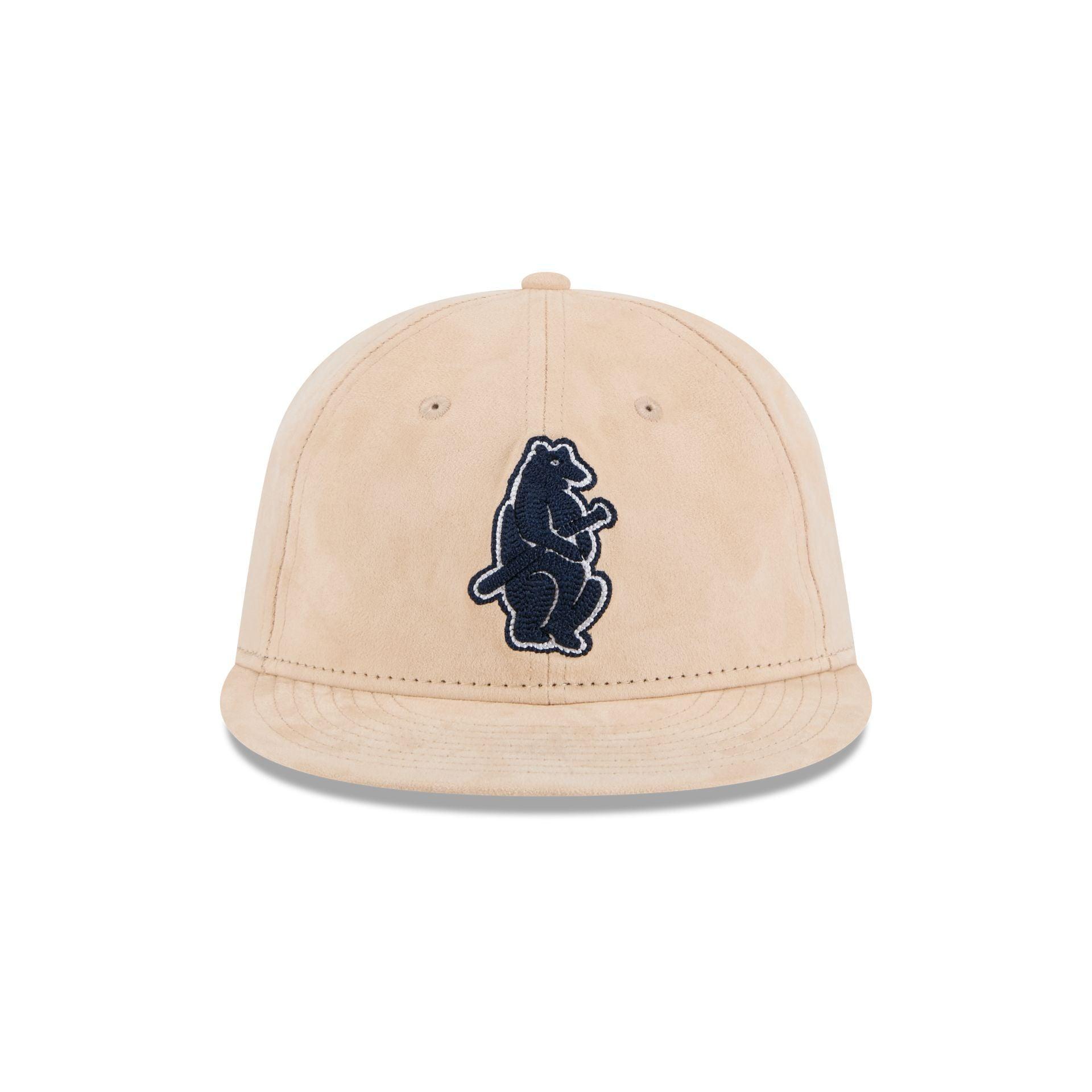 Chicago Cubs Stone Suede Retro Crown 9FIFTY Snapback Hat Male Product Image