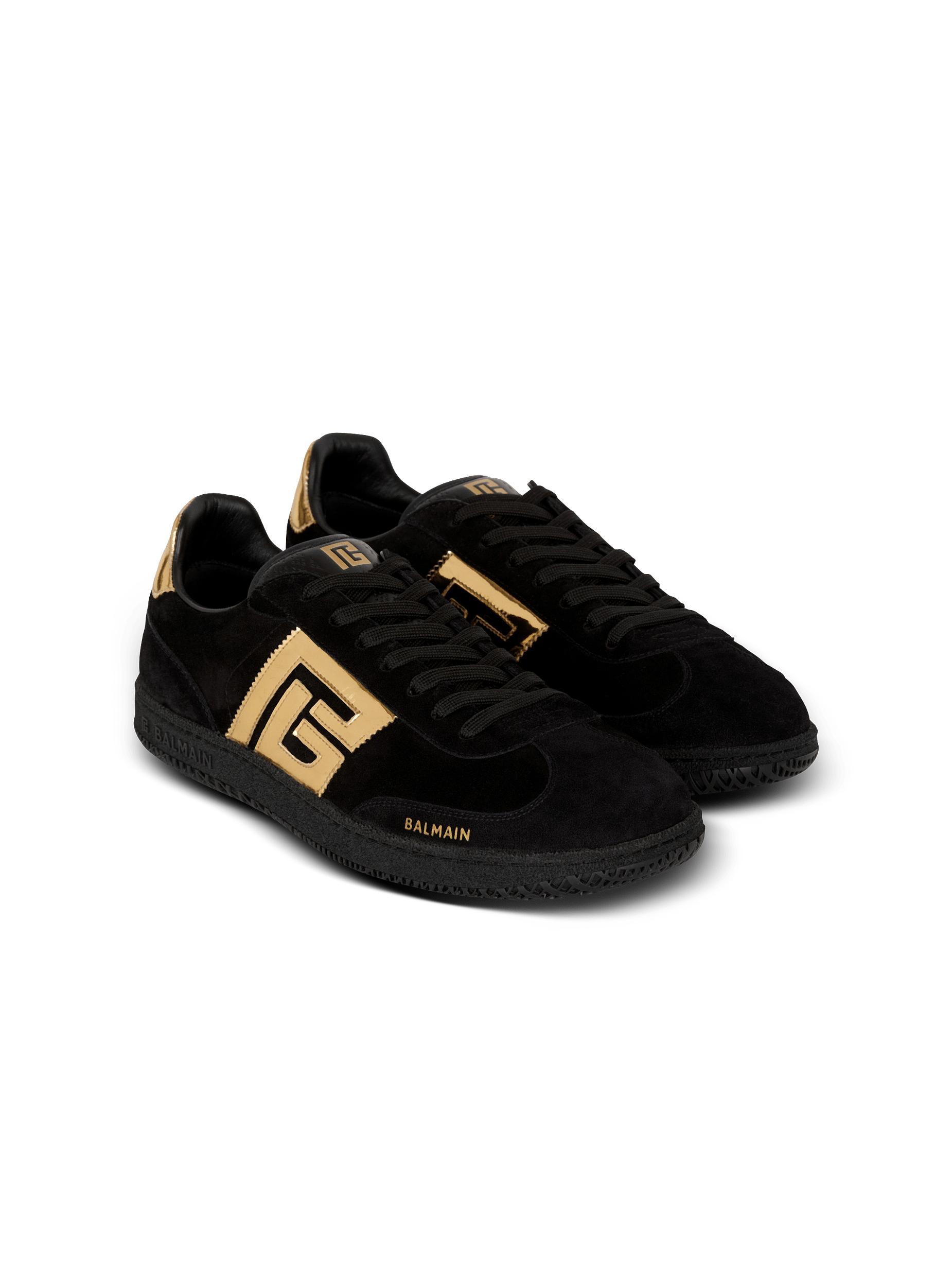 Suede Balmain Swan sneakers Product Image