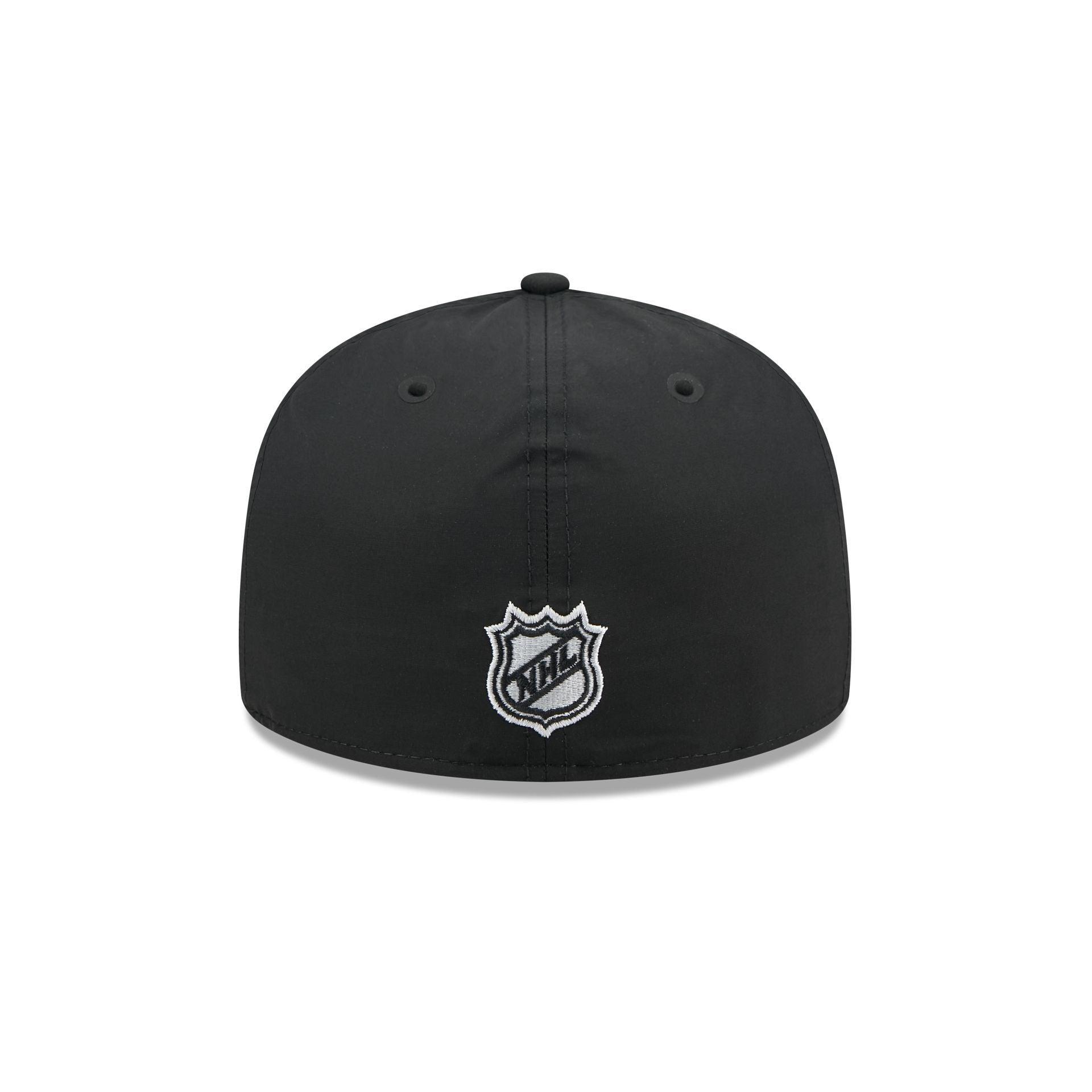 Atlanta Braves Black and White Basic 59FIFTY Fitted Hat Male Product Image