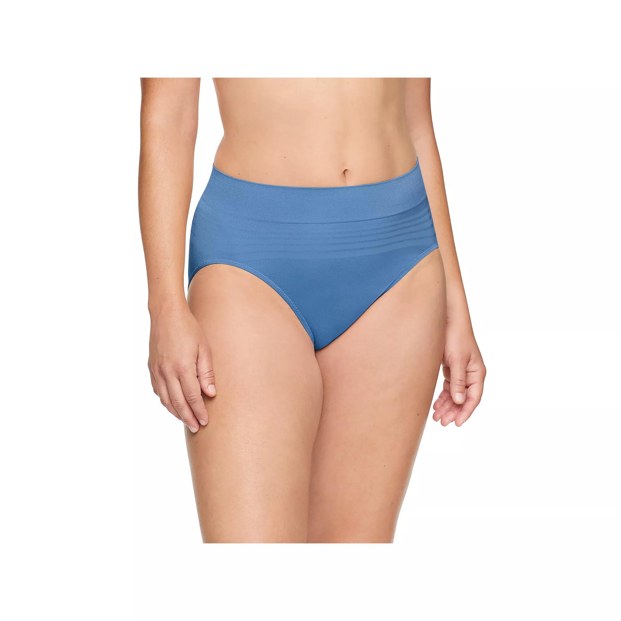 Warners No Pinching, No Problems® Dig-Free Comfort Waist Smooth and Seamless Hi-Cut RT5501P, Women's, Size: XXL, French Blue Product Image