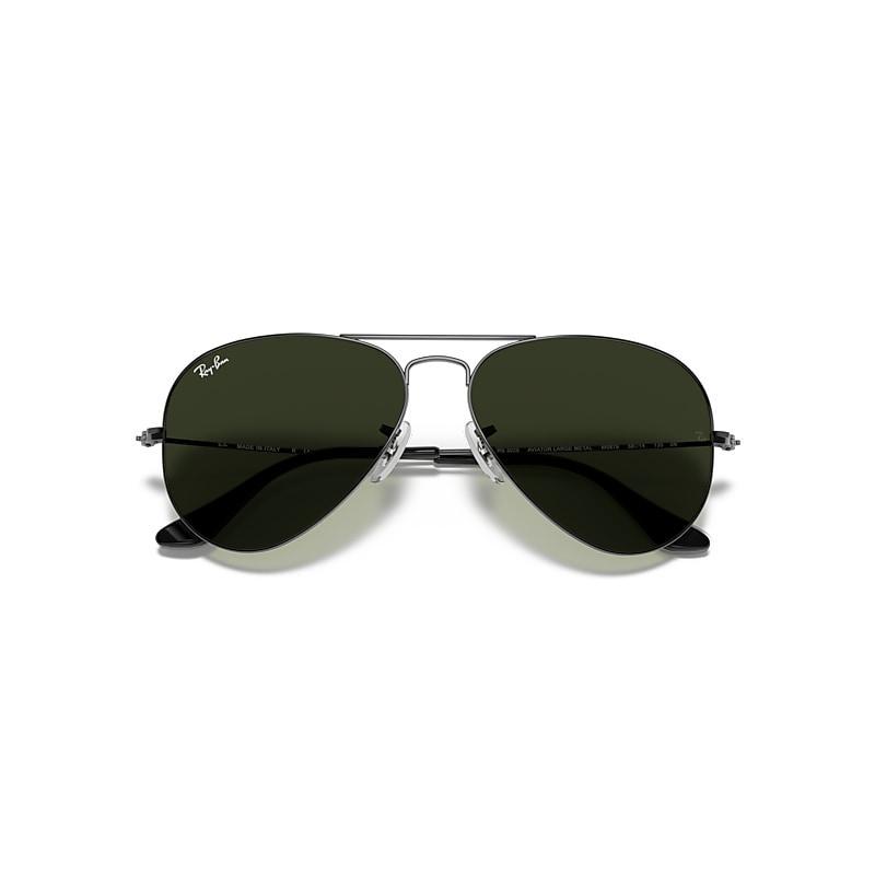 Ray-Ban Unisex 58mm Gradient Aviator Sunglasses in Black at Nordstrom Product Image