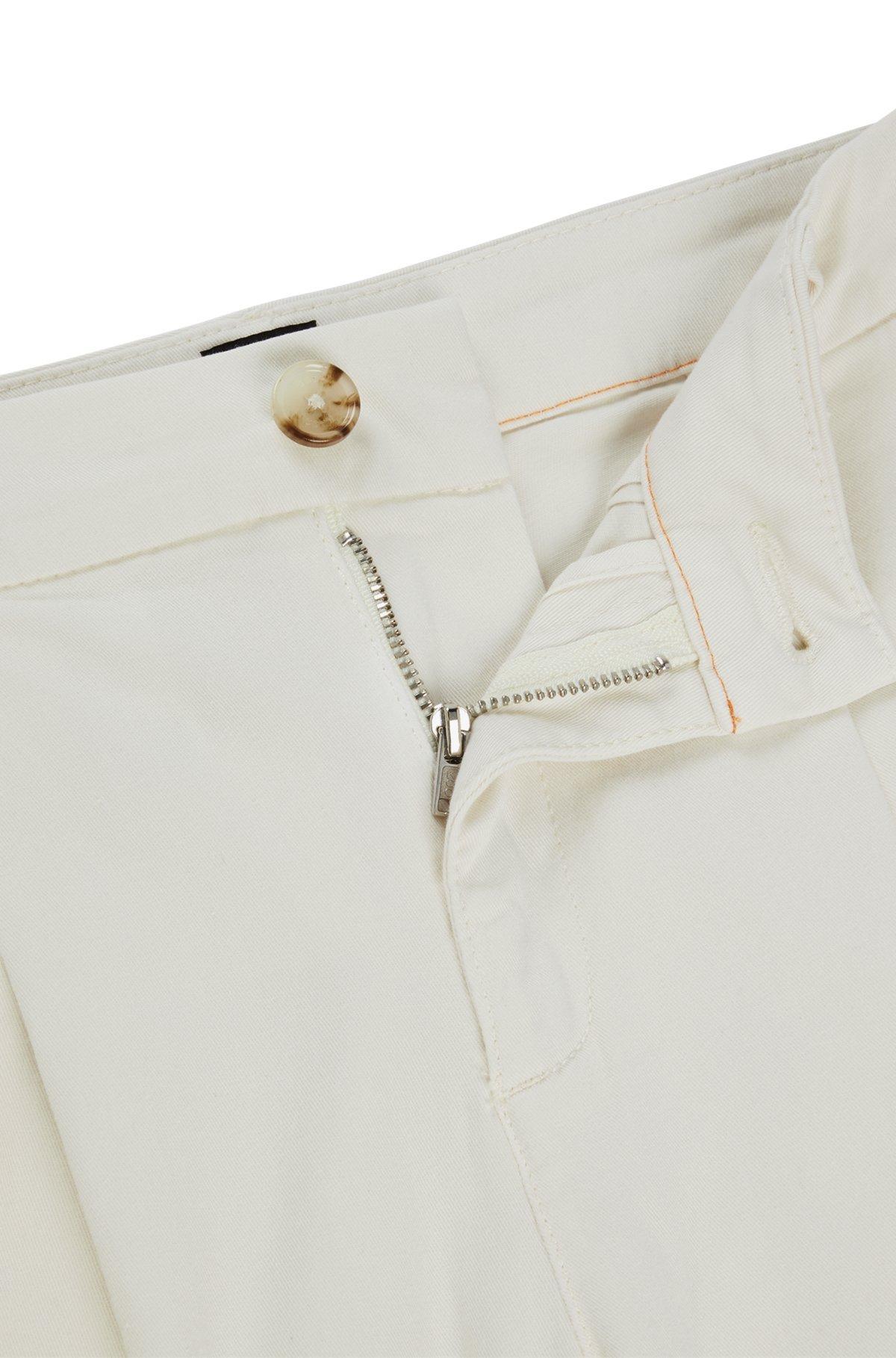 Relaxed-fit high-rise shorts in stretch cotton Product Image