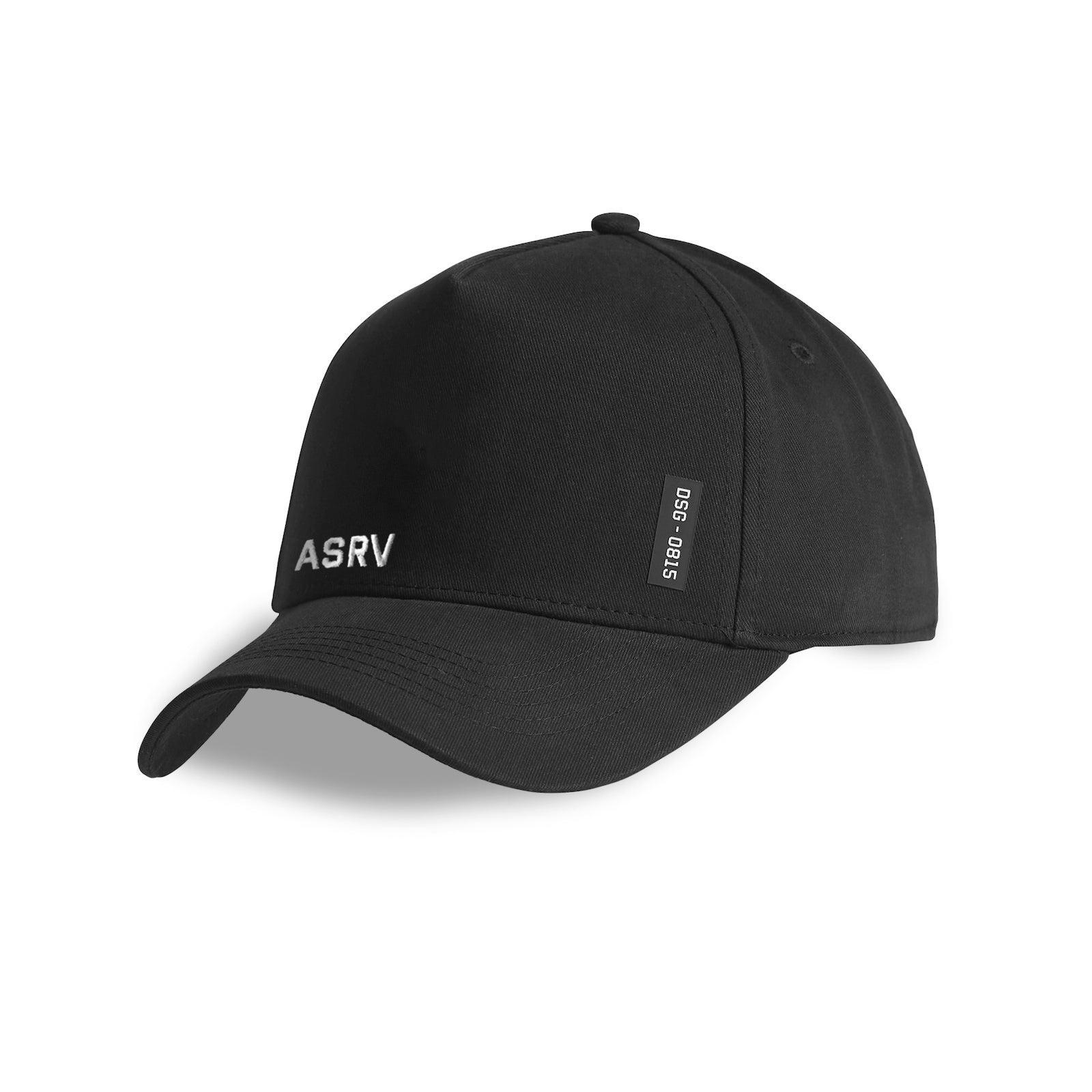 0815. A-Frame Hat - Black/White "Wings" Product Image