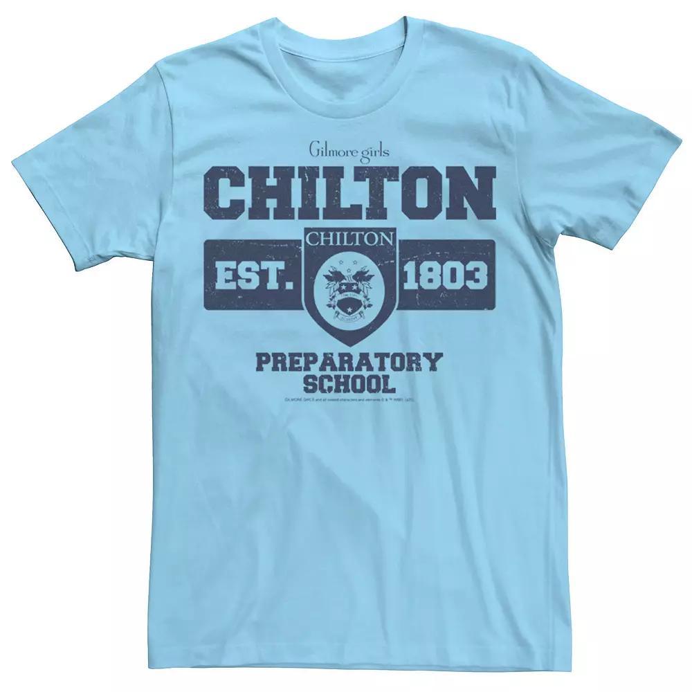 Men's Gilmore Girls Chilton Preparatory School Est. 1803 Tee, Size: Medium, Light Blue Product Image