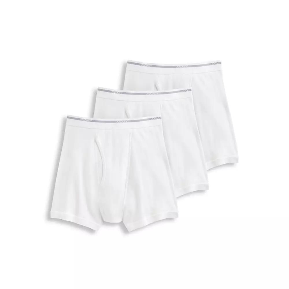 Mens Jockey 3-Pack Lightweight Classic 5 Boxer Brief Black Product Image