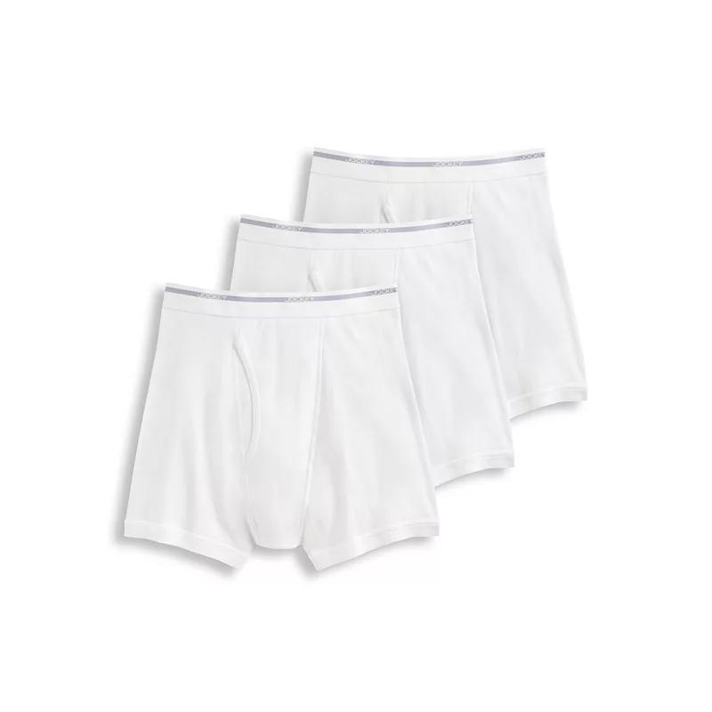 Mens Jockey 3-Pack Lightweight Classic 5 Boxer Brief Black Product Image