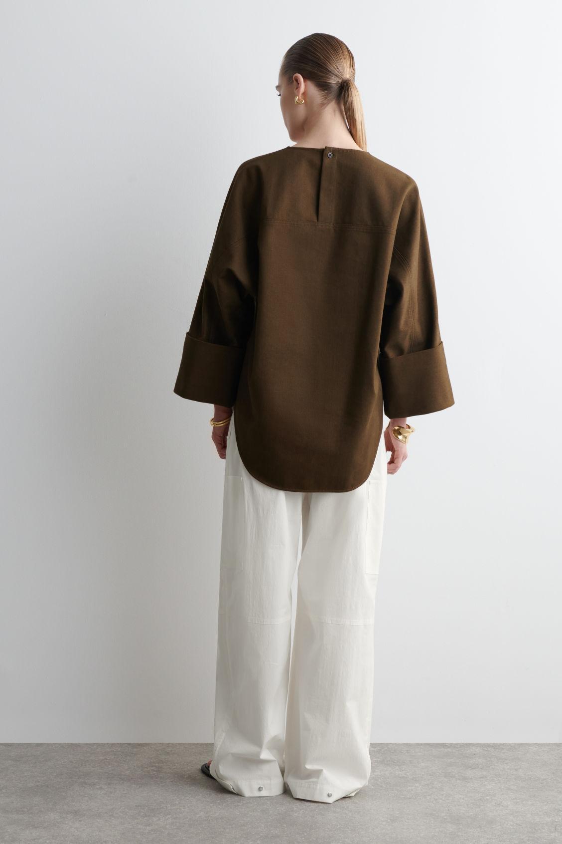 OVERSIZED DENIM TOP Product Image