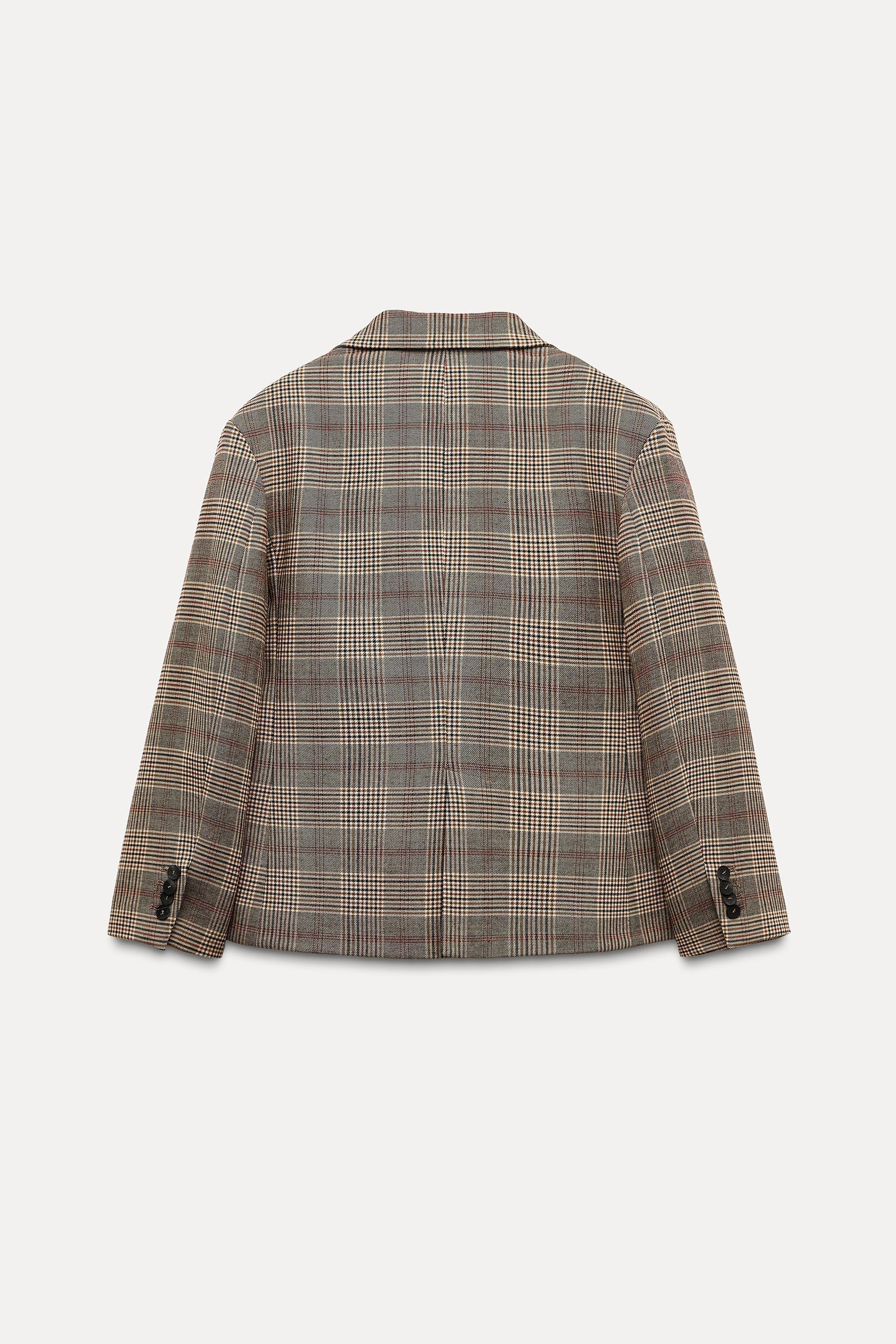 CHECKERED SHORT SKIRT ZW COLLECTION Product Image