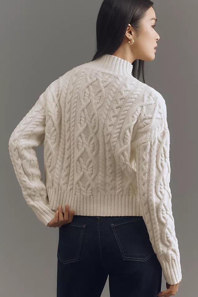 Michael Stars Suki Mock-Neck Cable Sweater Product Image