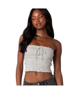 Womens Savannah Pointelle Tube Top Product Image