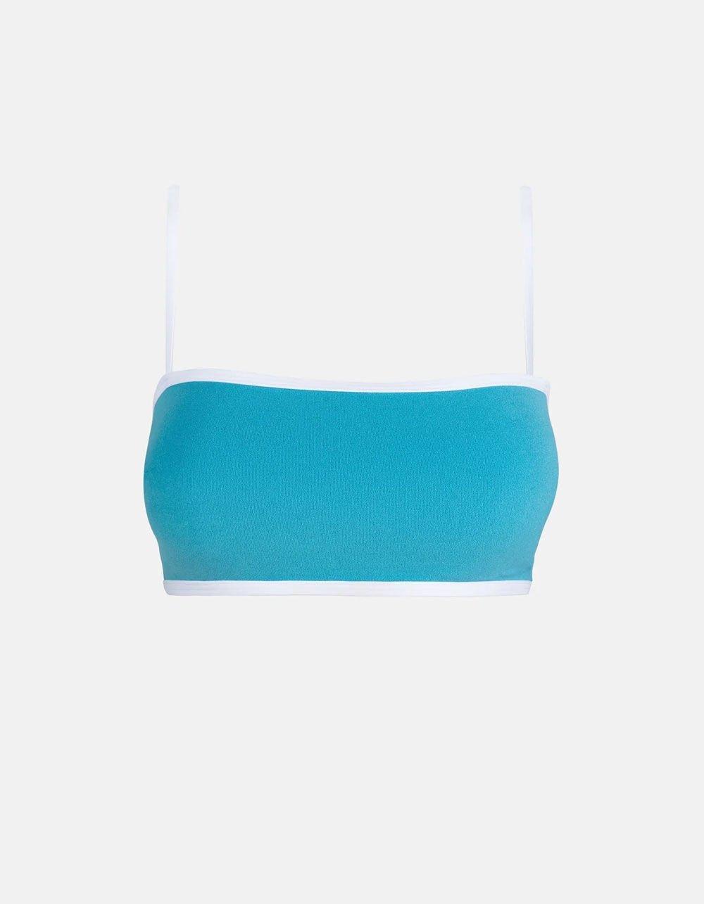 RHYTHM Terry Bandeau Bikini Top Product Image