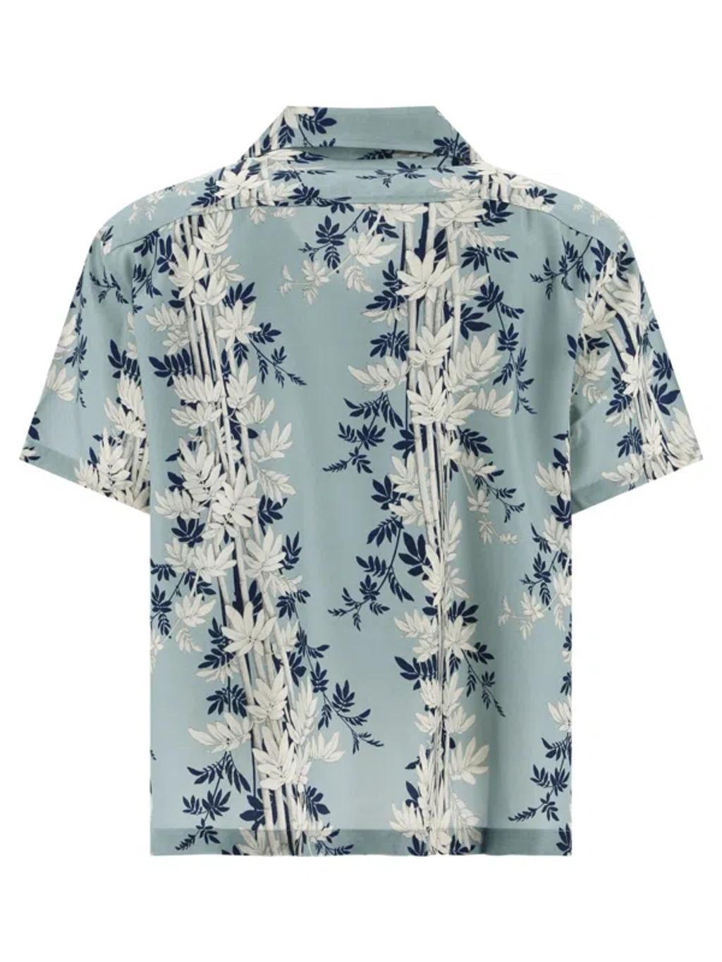 BODE Bamboo Forest Shirts Light Blue Product Image