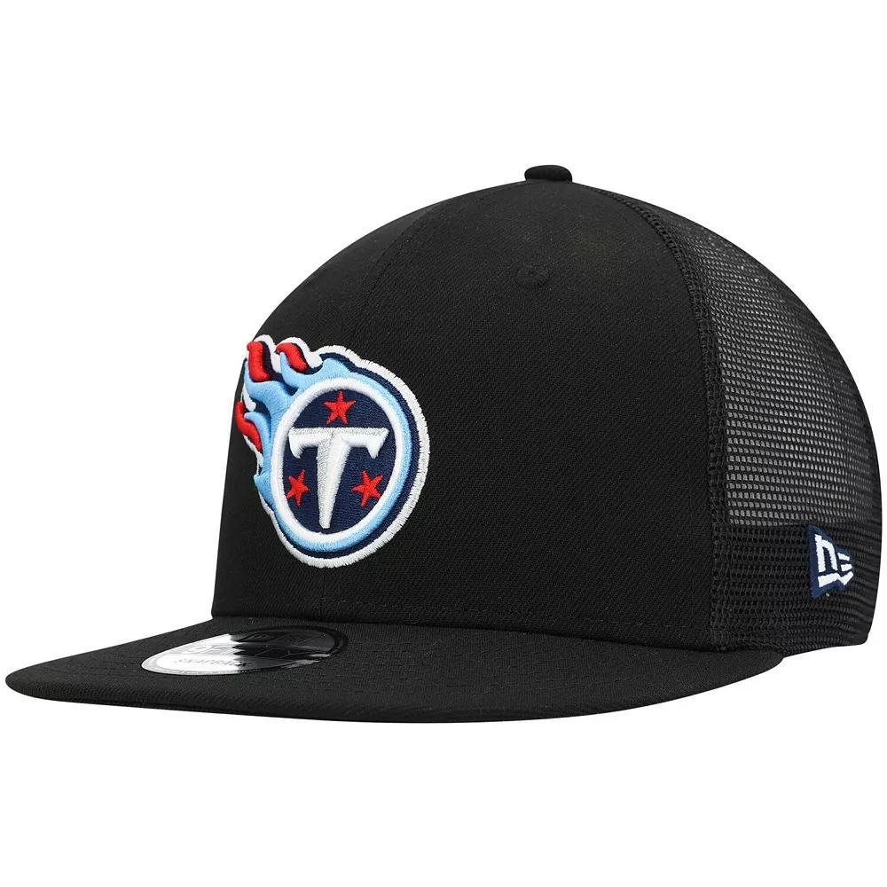 Men's New Era Black Tennessee Titans Shade Trucker 9FIFTY Snapback Hat Product Image
