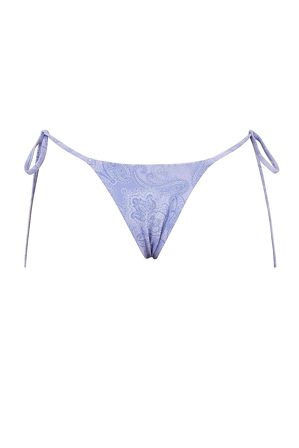 Tahiti Lavender Paisley Tie Side Bikini Bottom Product Image