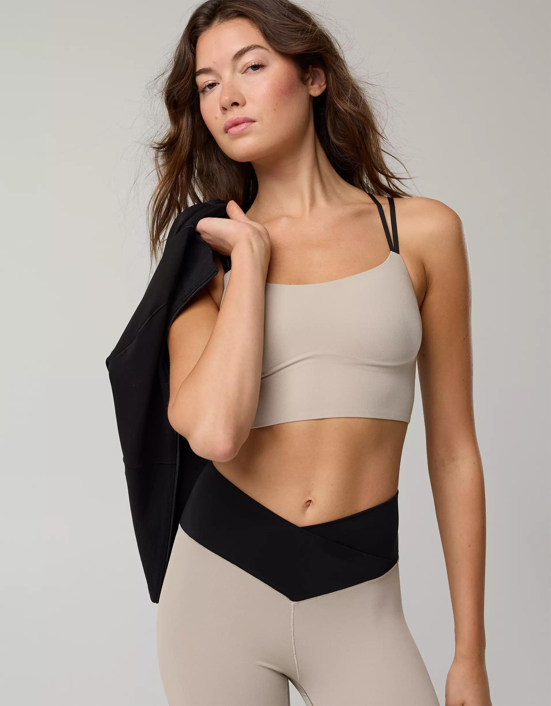 OFFLINE By Aerie Real Me Hold Up! Strappy Sports Bra Product Image