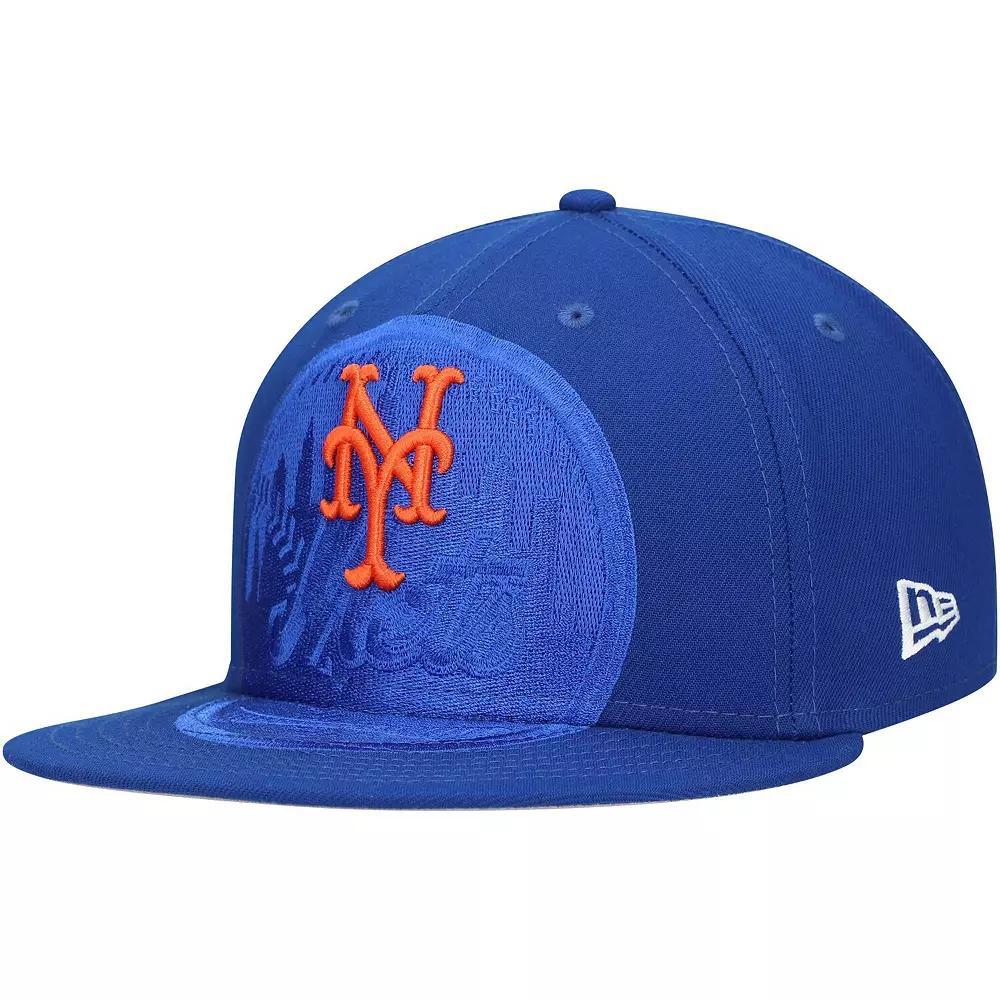 Men's New Era Royal New York Mets Shadow Logo 59FIFTY Fitted Hat, Size: 7 3/8, Blue Product Image