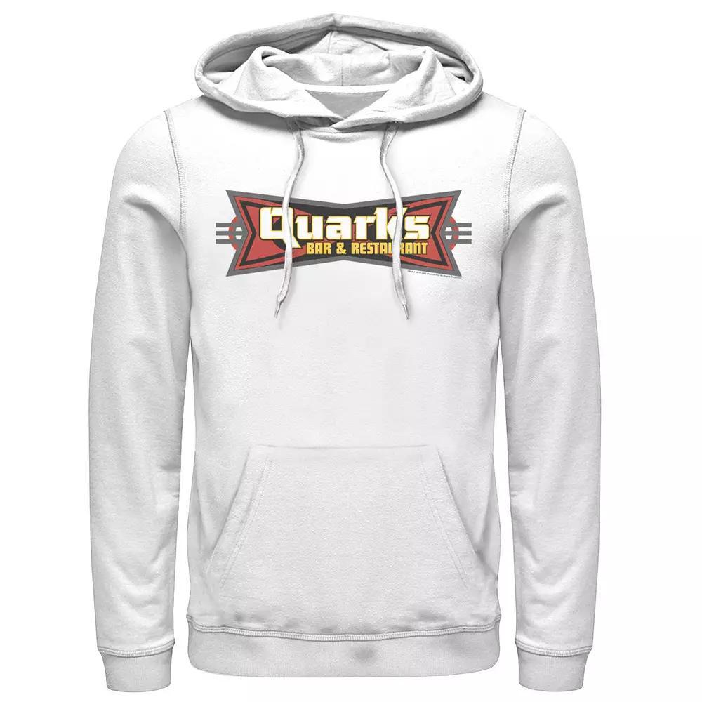 Men's Star Trek DS9 Quark's Bar & Restaurant Hoodie, Size: Large, White Product Image