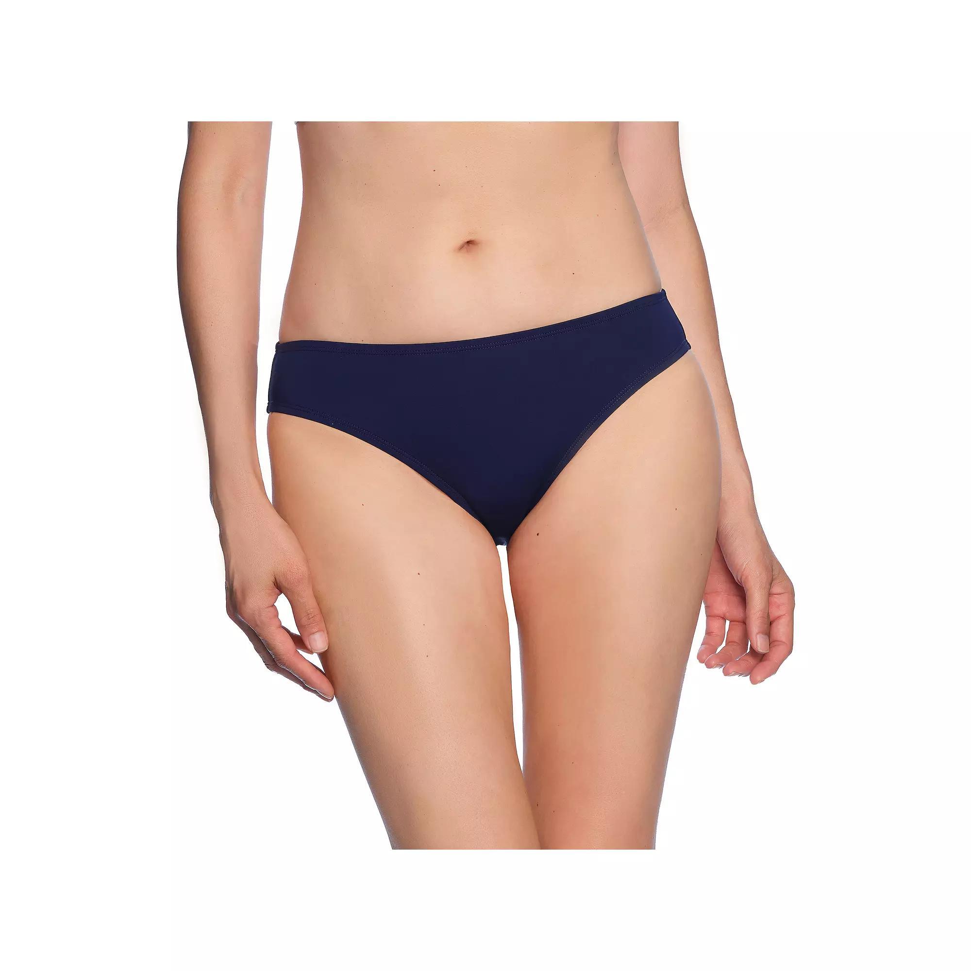 Womens LOFT Hipster Bikini Bottom Deep Blue Product Image
