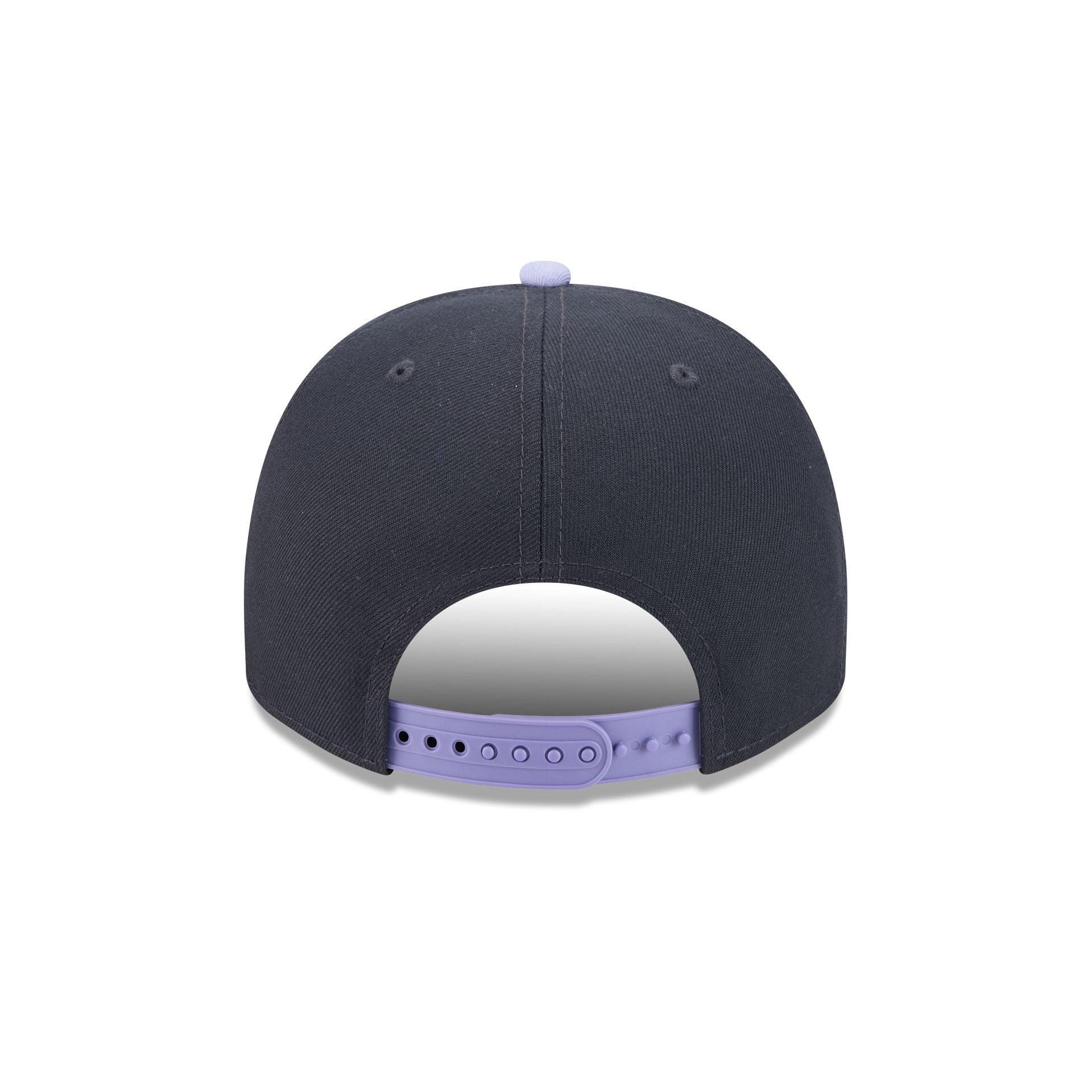 Denver Nuggets Navy Lavender 9FIFTY A-Frame Snapback Hat Male Product Image