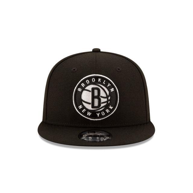 Atlanta Braves Black and White Basic 59FIFTY Fitted Hat Male Product Image