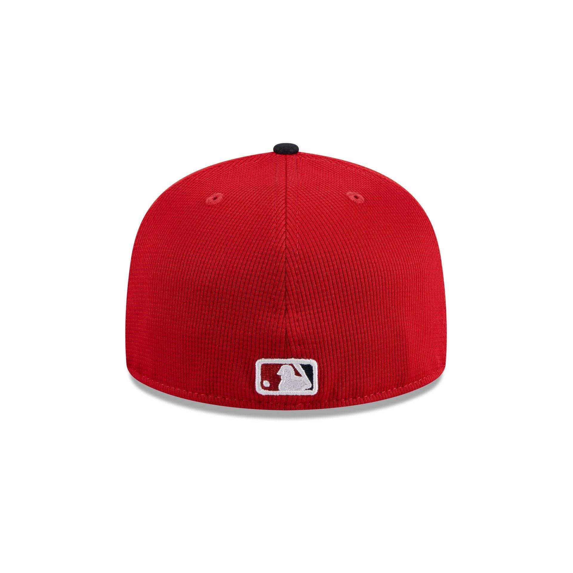 Atlanta Braves Black and White Basic 59FIFTY Fitted Hat Male Product Image