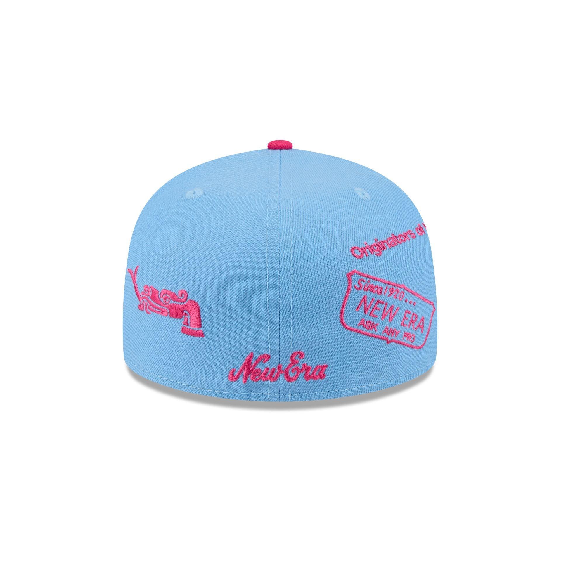 Mexico Baseball New Era Anniversary Logos Sky Blue 59FIFTY Fitted Hat Male Product Image