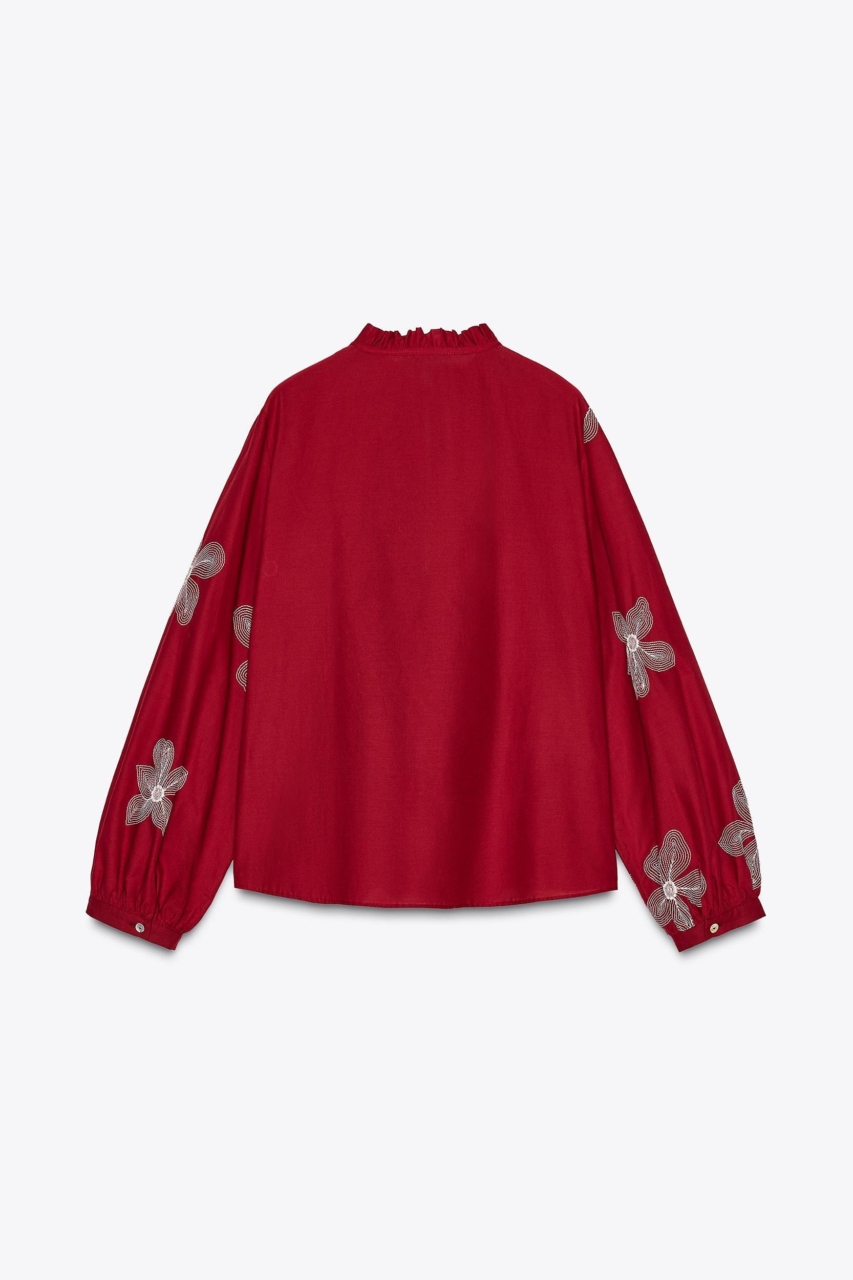 EMBROIDERED BLOUSE Product Image