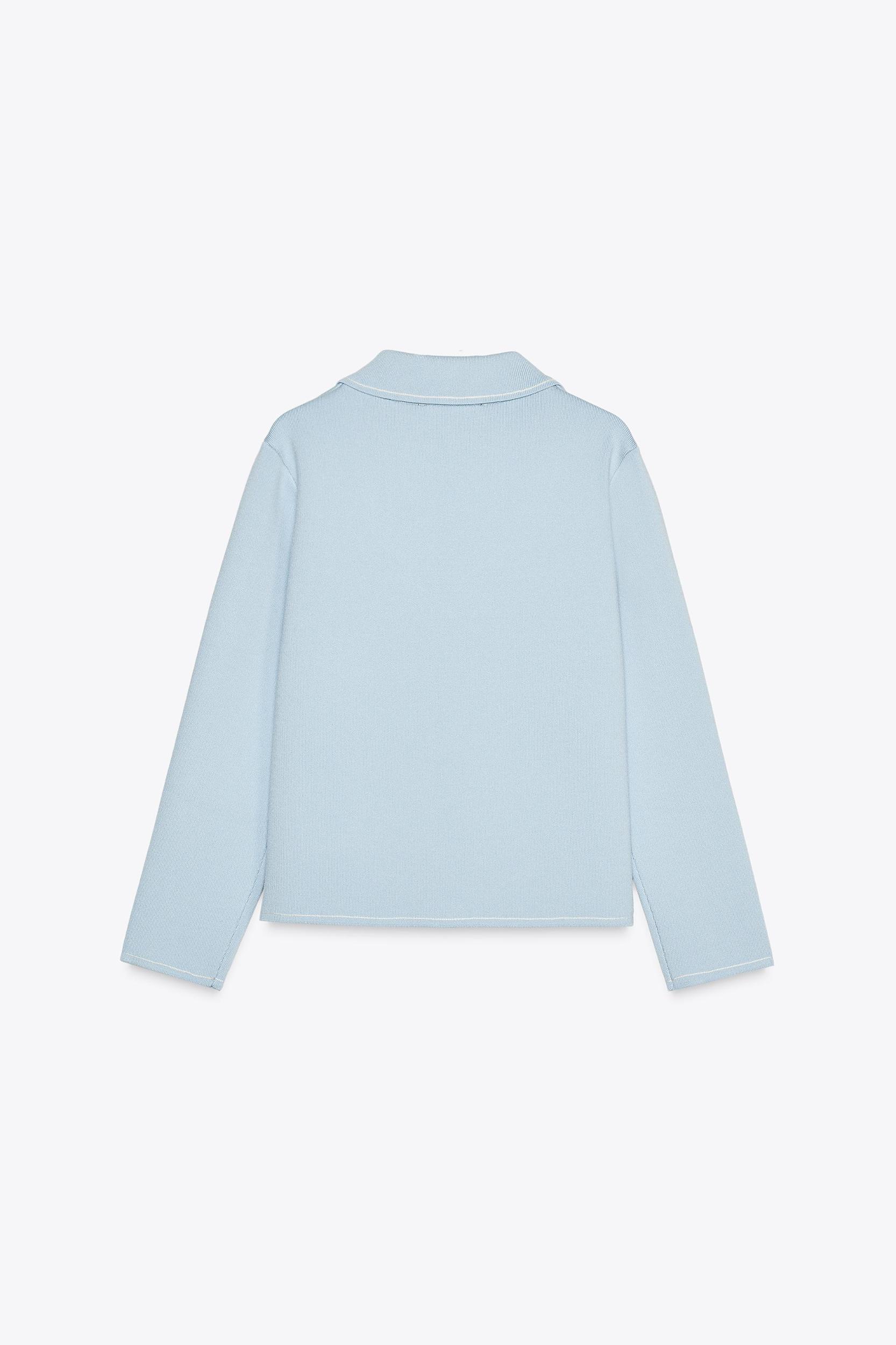 TRIM KNIT JACKET Product Image