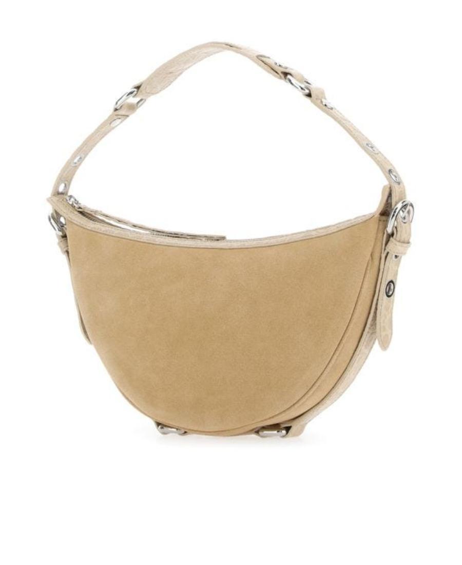 BY FAR Moon Shaped Shoulder Bag In Neutrals Product Image