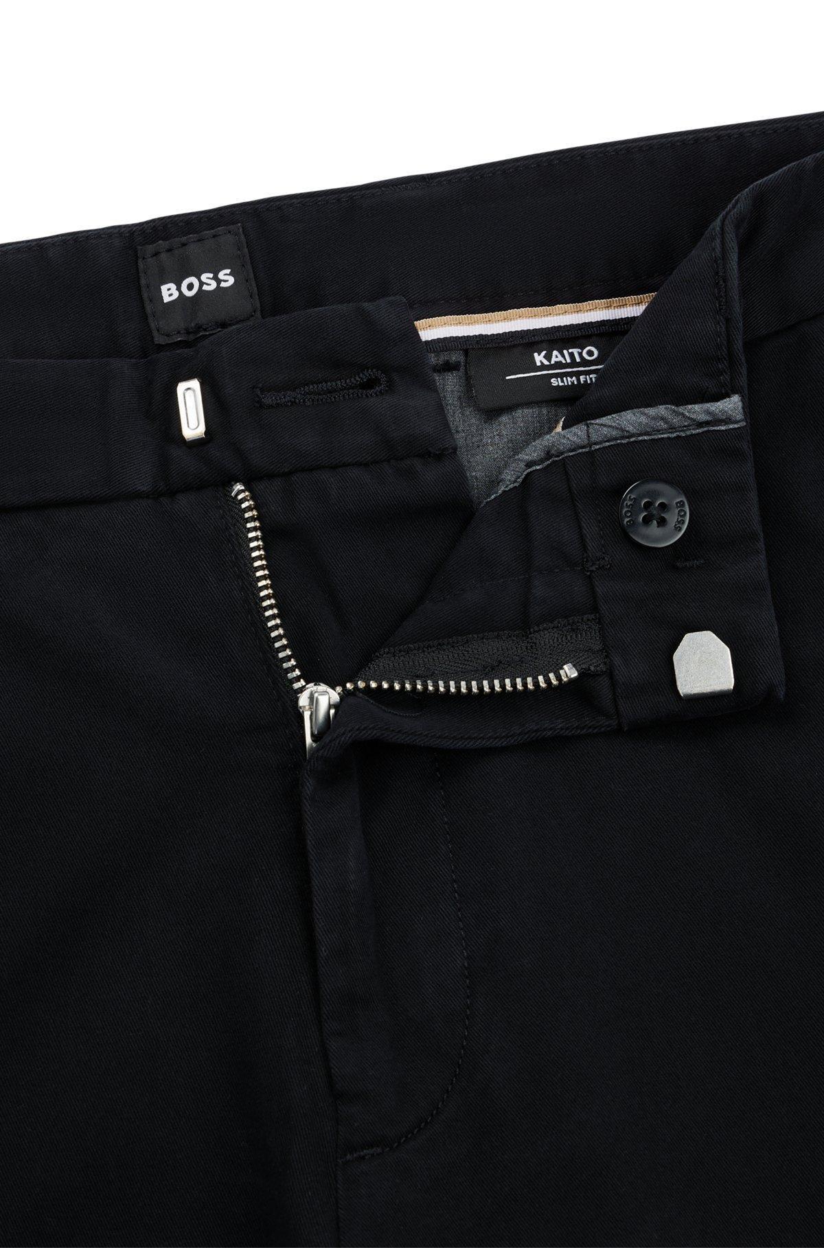 Slim-fit chinos in stretch-cotton gabardine Product Image