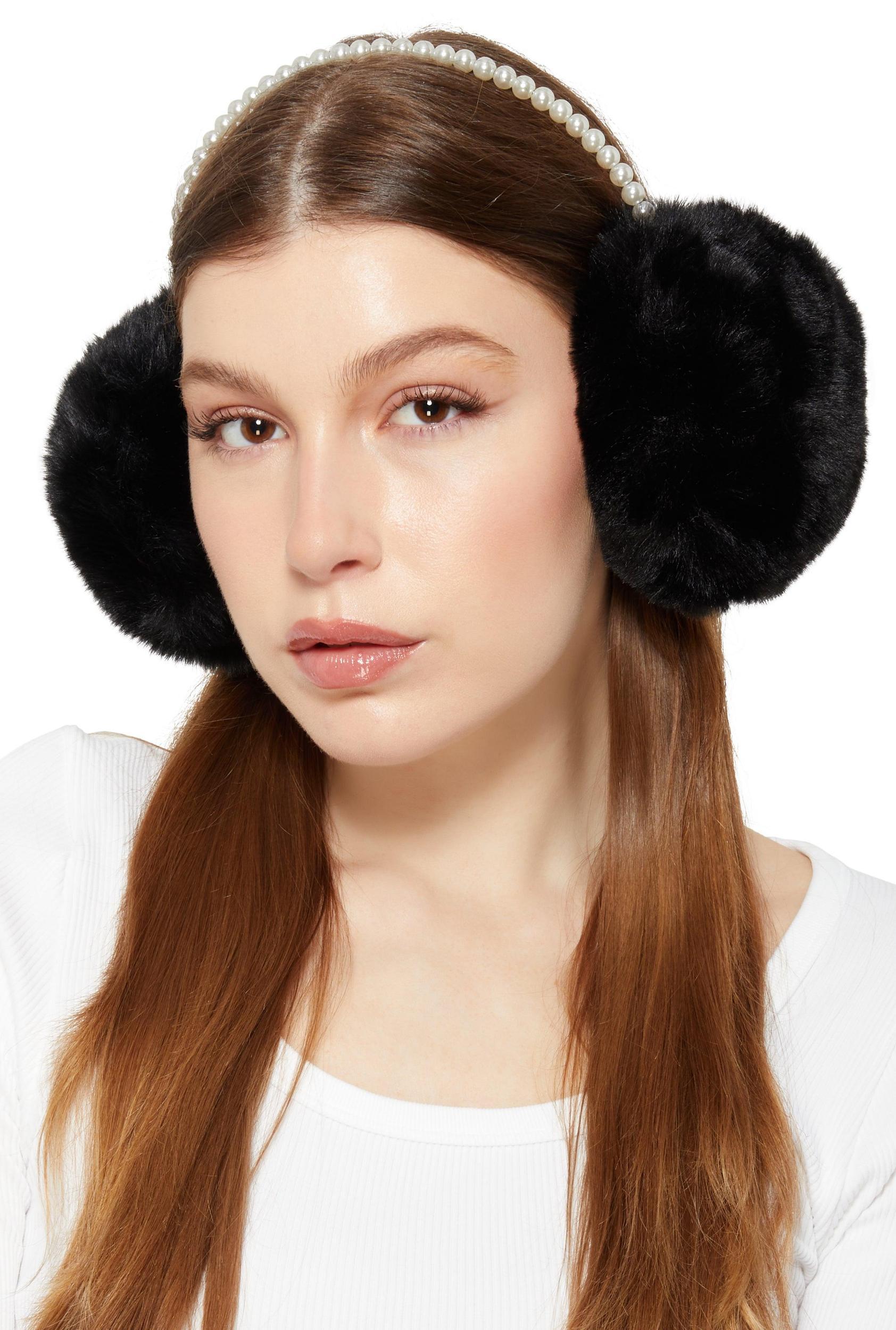 Faux Pearl Earmuffs Female Product Image